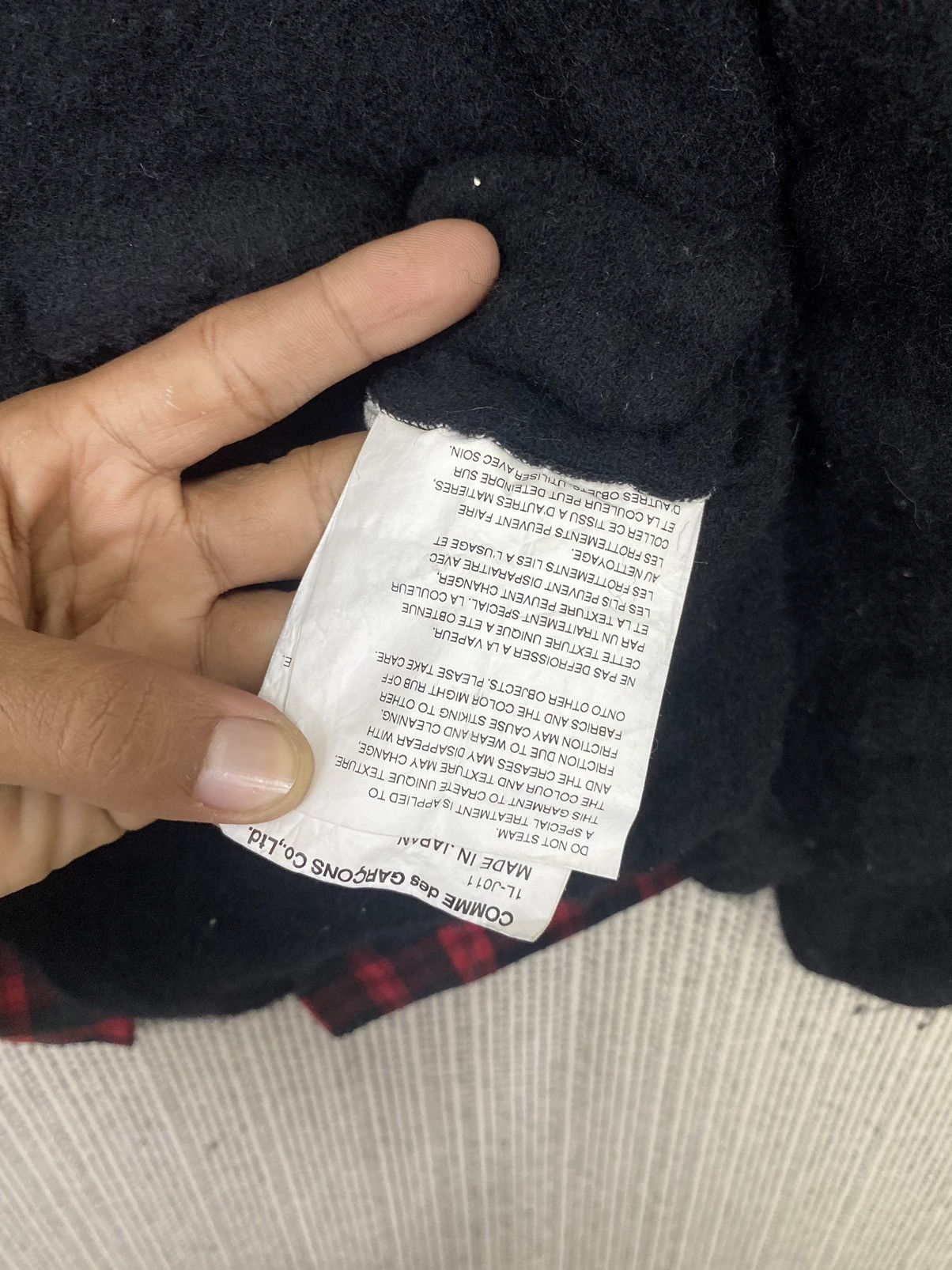 CDG by Comme des Garcons × Comme des Garcons × Comme des Garcons Black Comme des Garcons,Blazer Material: 90% wool 10% nylon, Japan Size US S / EU 44-46 / 1 - 17 Thumbnail