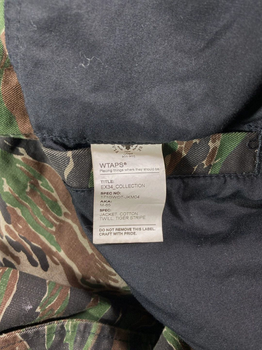 Wtaps WTAPS 17SS M-65 Tiger Stripe L Jacket Size US L / EU 52-54 / 3 - 7 Thumbnail