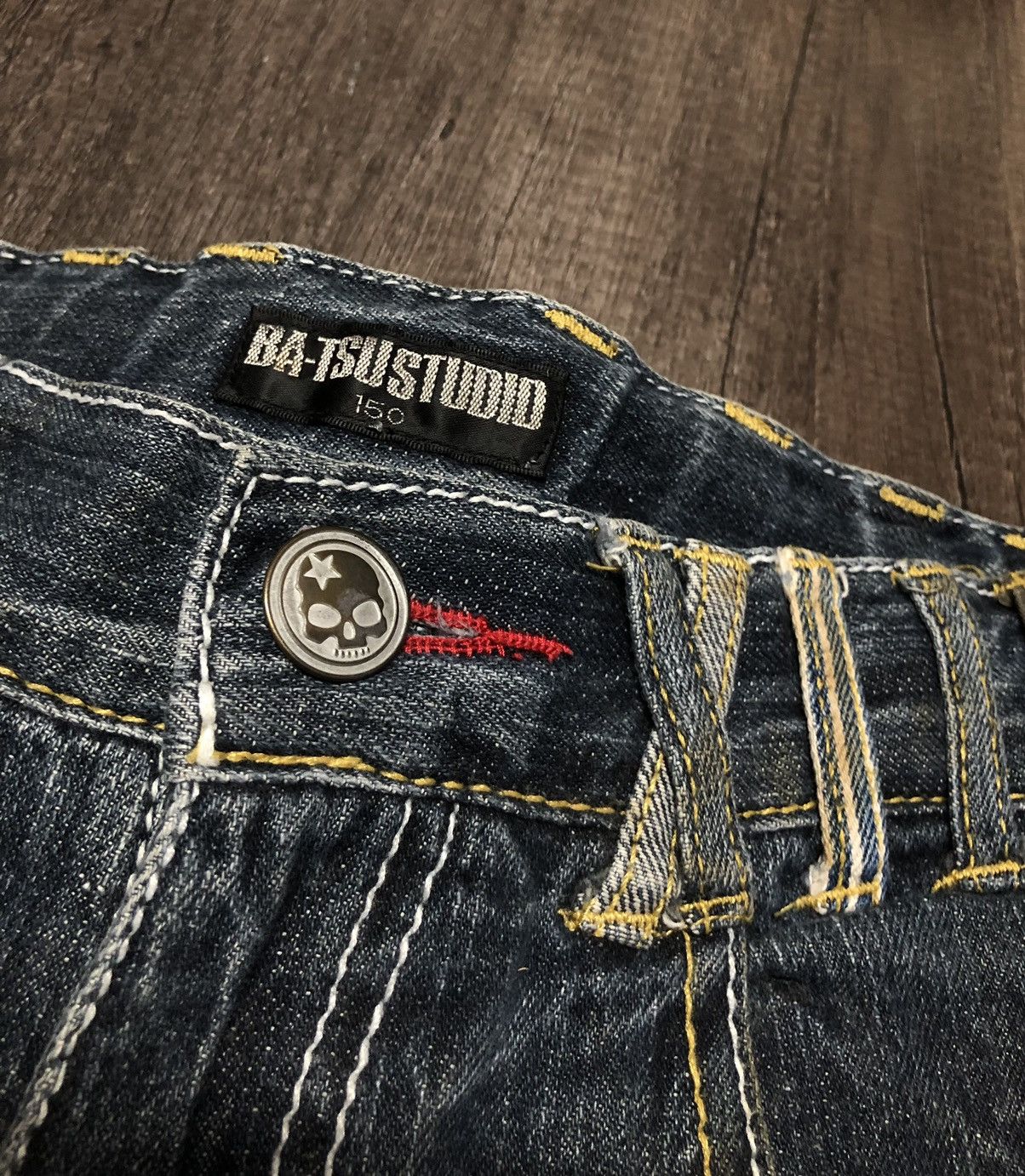 Hysteric Glamour × Japanese Brand BA-TSU STUDIO ROCK DENIM JEANS JAPANESE BRAND (UNISEX) Size US 29 - 16 Thumbnail