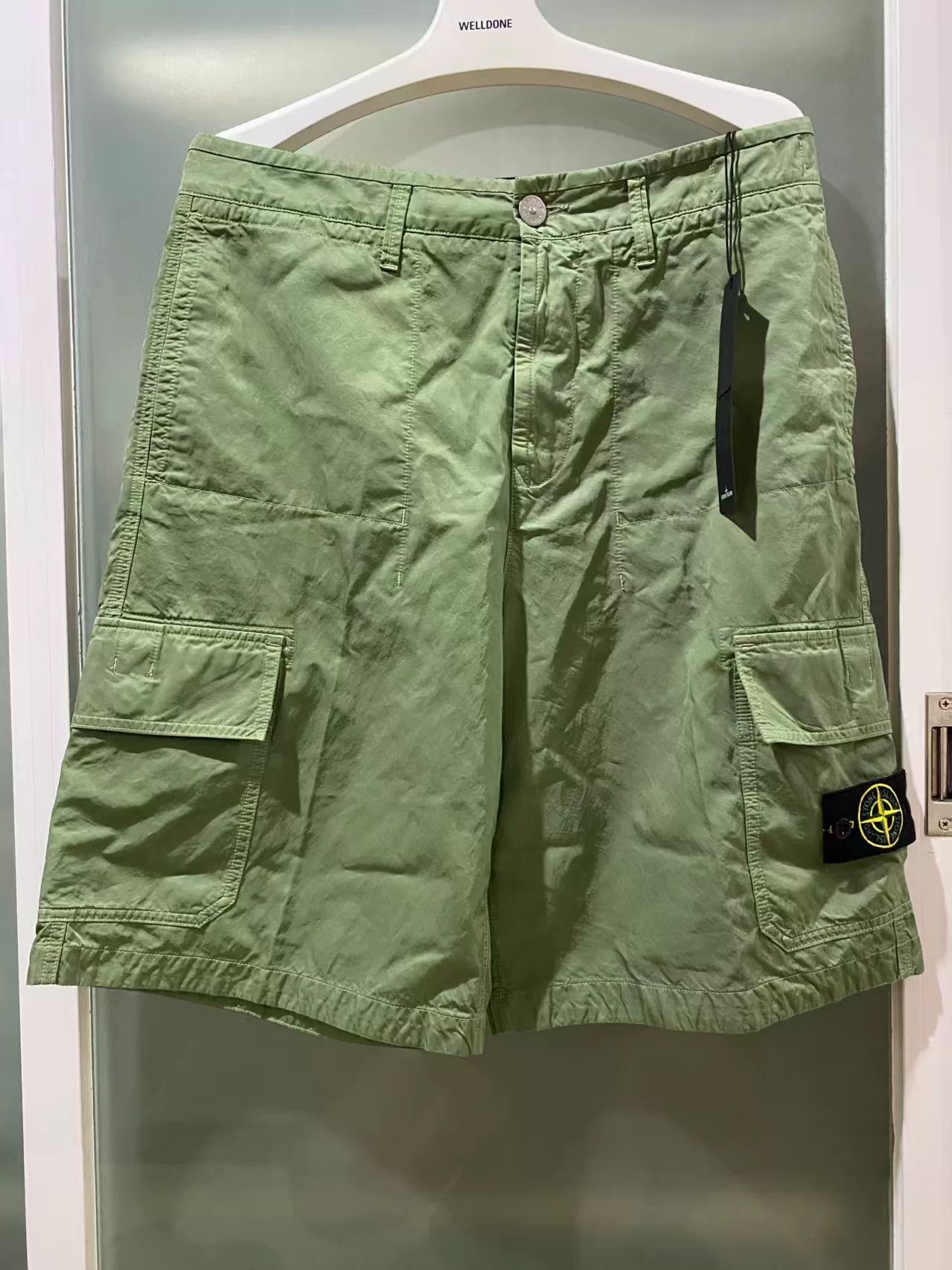 Stone Island Stone Island Solid Logo Shorts Size US 31 - 1 Thumbnail