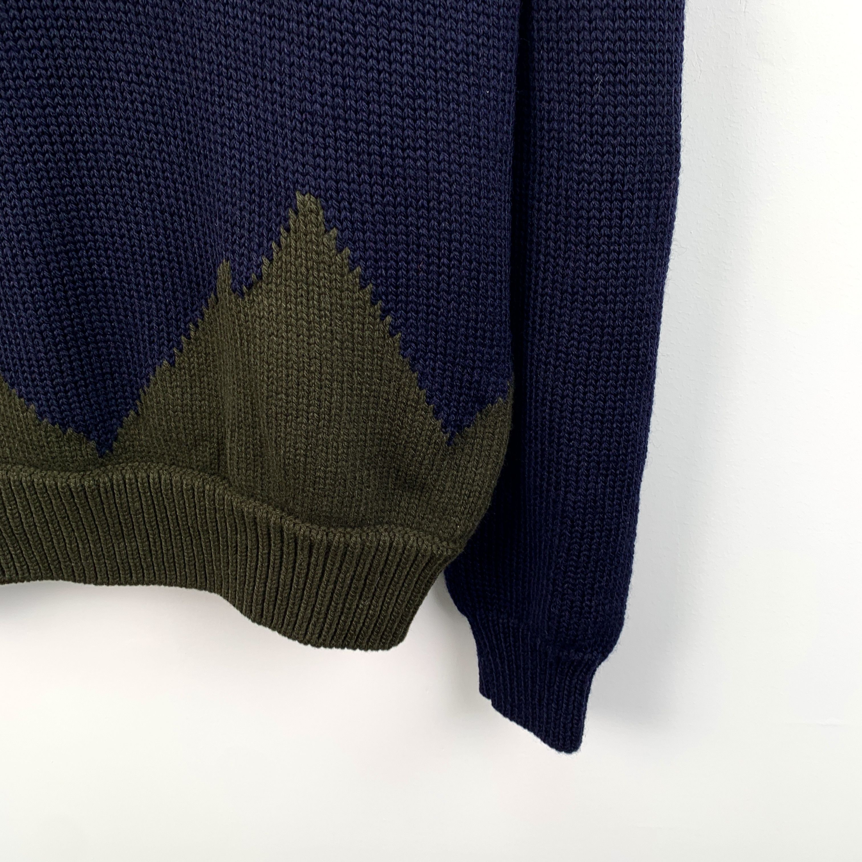 Moncler Moncler Wool Sweater – Navy Lette Crewneck (Size M) Size US M / EU 48-50 / 2 - 5 Thumbnail