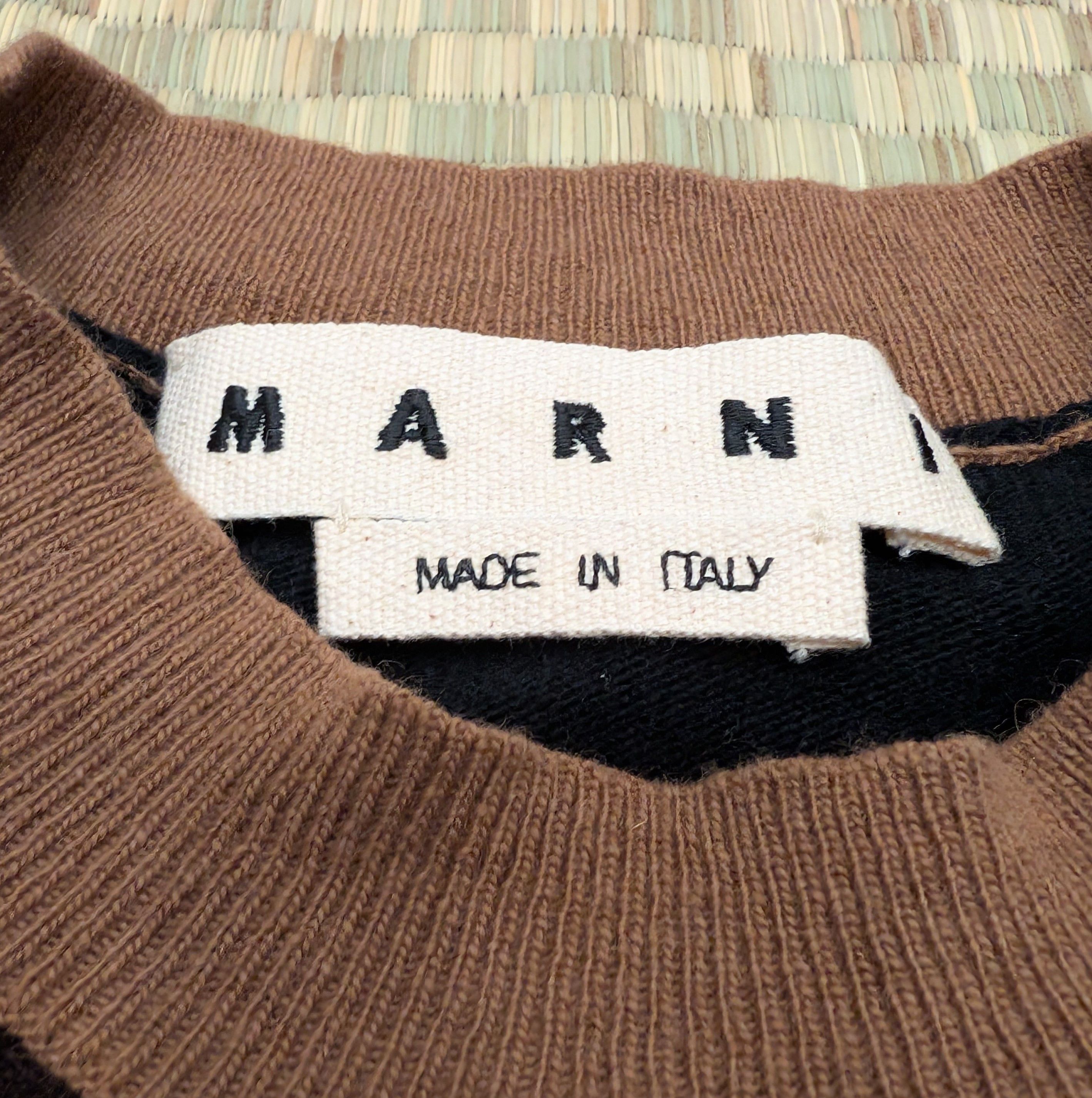 Marni Marni Color Block 100% Wool Sweater Made in Italy Size US L / EU 52-54 / 3 - 3 Thumbnail