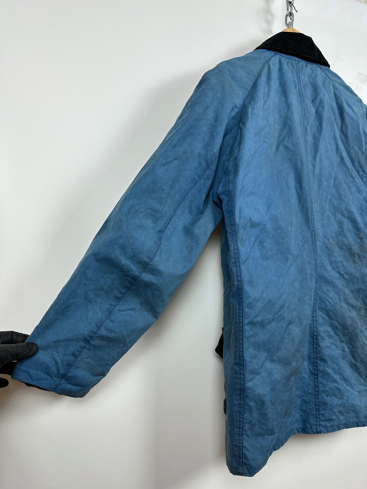 Barbour Barbour Bristol Waxed Blue Coat Jacket Size US L / EU 52-54 / 3 - 22 Thumbnail