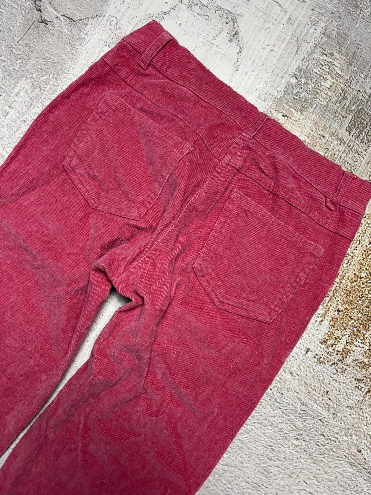 Vintage Vintage Flared Barbie Glamour Belted Velveteen Pants y2k Size 27" / US 4 / IT 40 - 6 Thumbnail