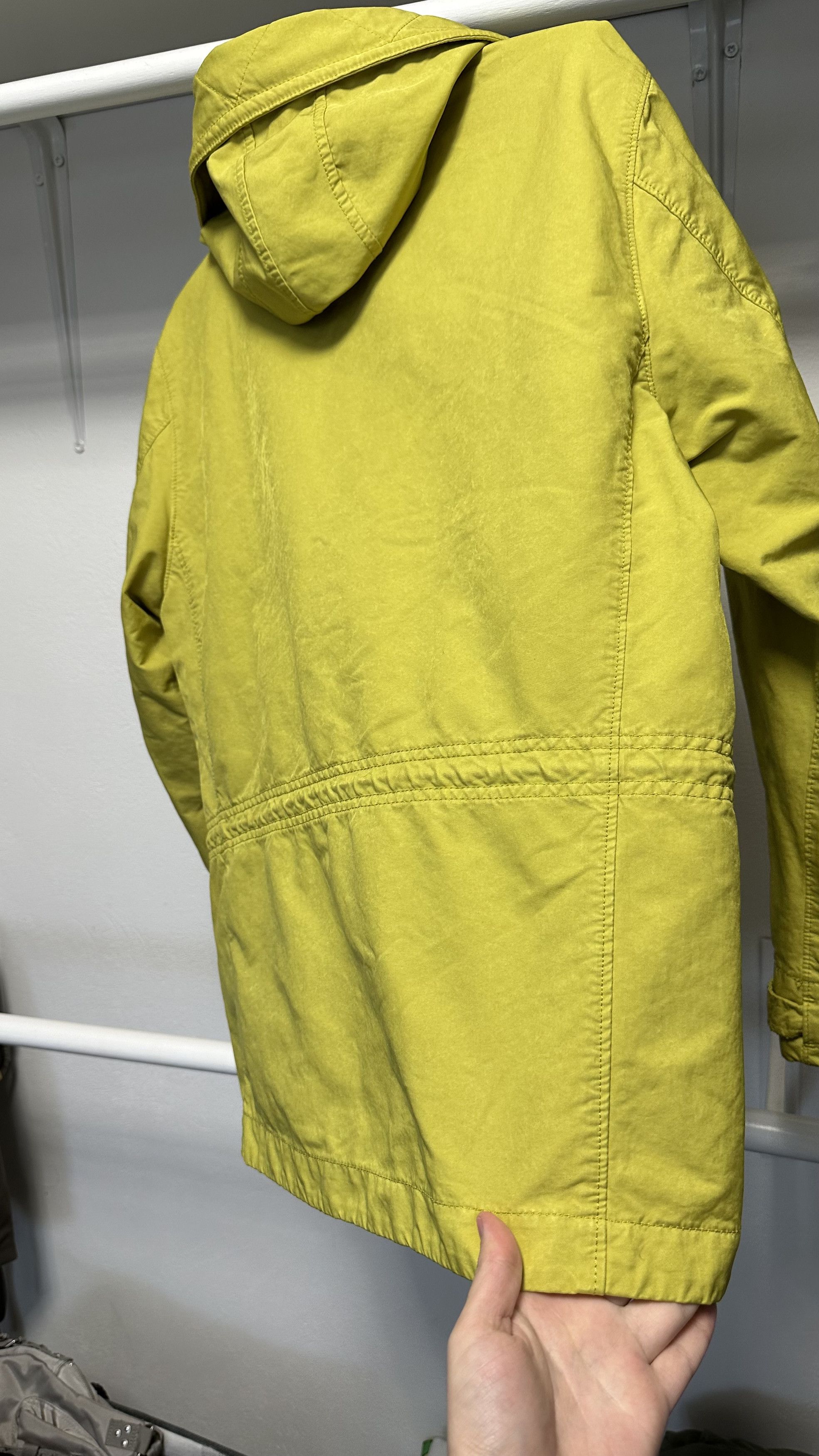 Stone Island Stone Island Yellow David TC Garment Dyed Parka Jacket Size US S / EU 44-46 / 1 - 14 Thumbnail