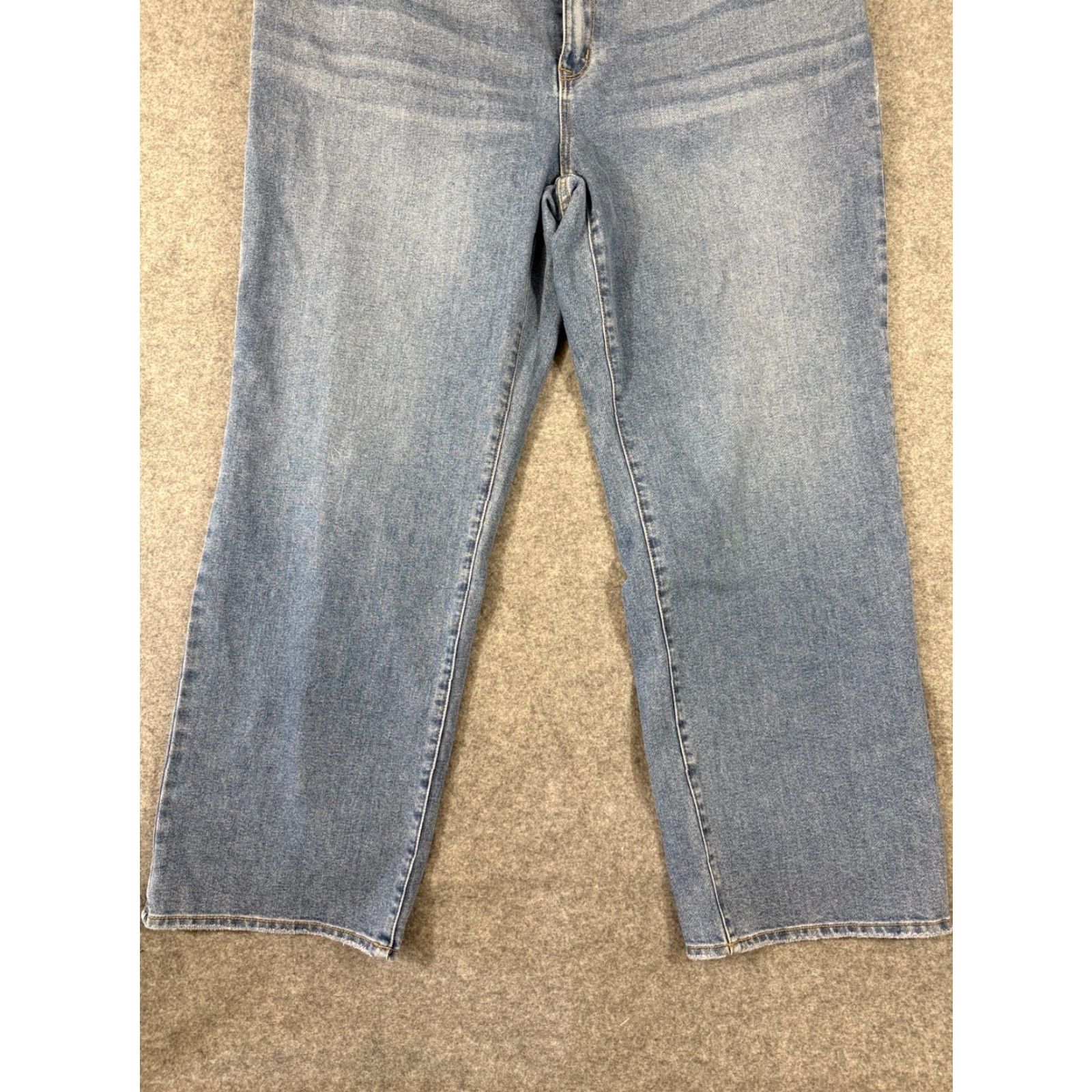 Vintage VINTAGE Seven7 High Rise Loose Straight Leg Jeans Womens 20W Blue Denim Stretch NWT Size 42" / US 20 - 4 Thumbnail