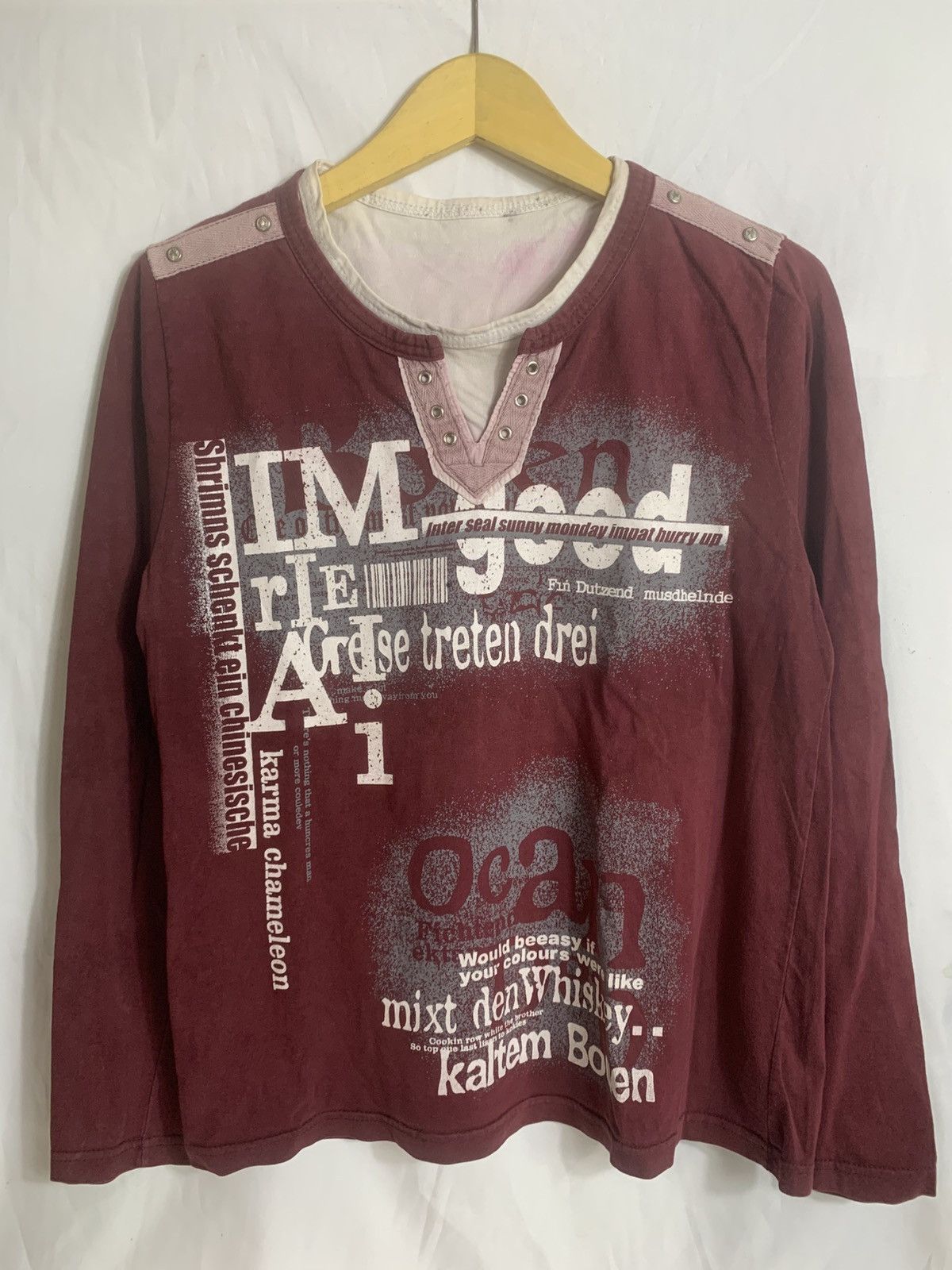 Japanese Brand Japanese Kalemboaen Poem longsleve Size US S / EU 44-46 / 1 - 1 Thumbnail