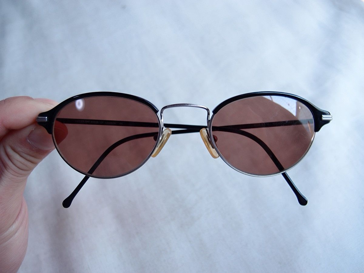 Cutler and Gross 90s Cutler & Gross Mod.0372 Oval Sunglasses Made in England Size ONE SIZE - 2 Thumbnail