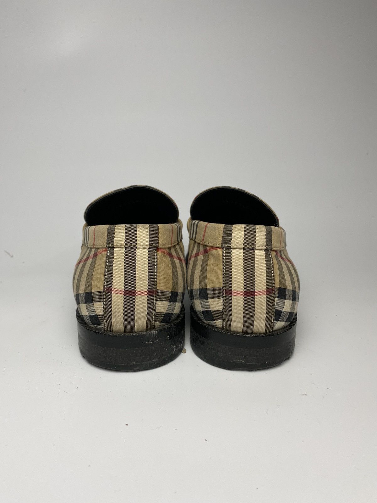 Burberry Burberry Beige Check Bedmont Loafers Size 10us Size US 10 / EU 43 - 8 Thumbnail