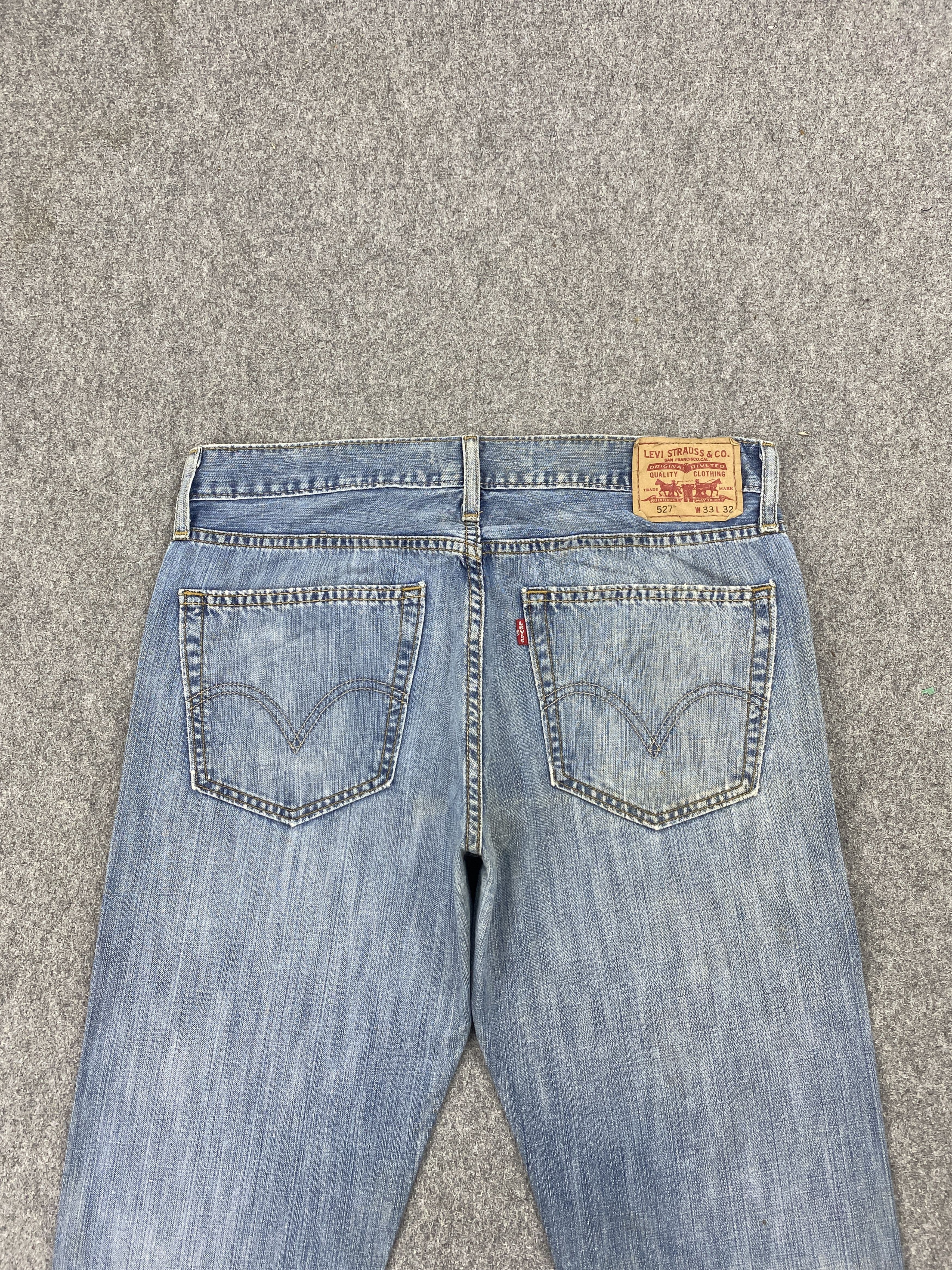 Levi's × Vintage Vintage Levi's 527 Flared Bootcut Jeans Size US 34 / EU 50 - 4 Thumbnail