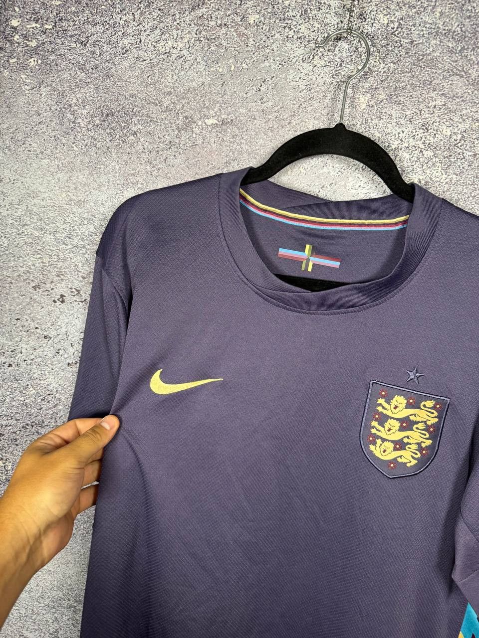 Vintage England National Team 2024 Away Fan Soccer Jersey Large Size US L / EU 52-54 / 3 - 7 Thumbnail
