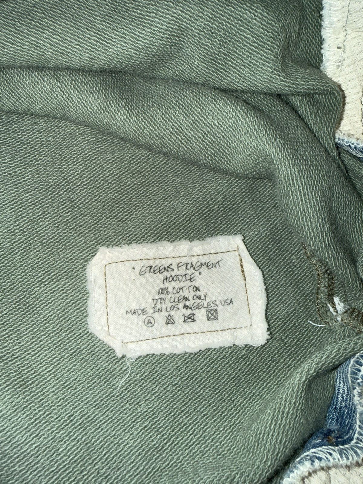 Greg Lauren Greg Lauren Greens Fragment Hoodie – Größe 1 (S) Size US S / EU 44-46 / 1 - 11 Thumbnail