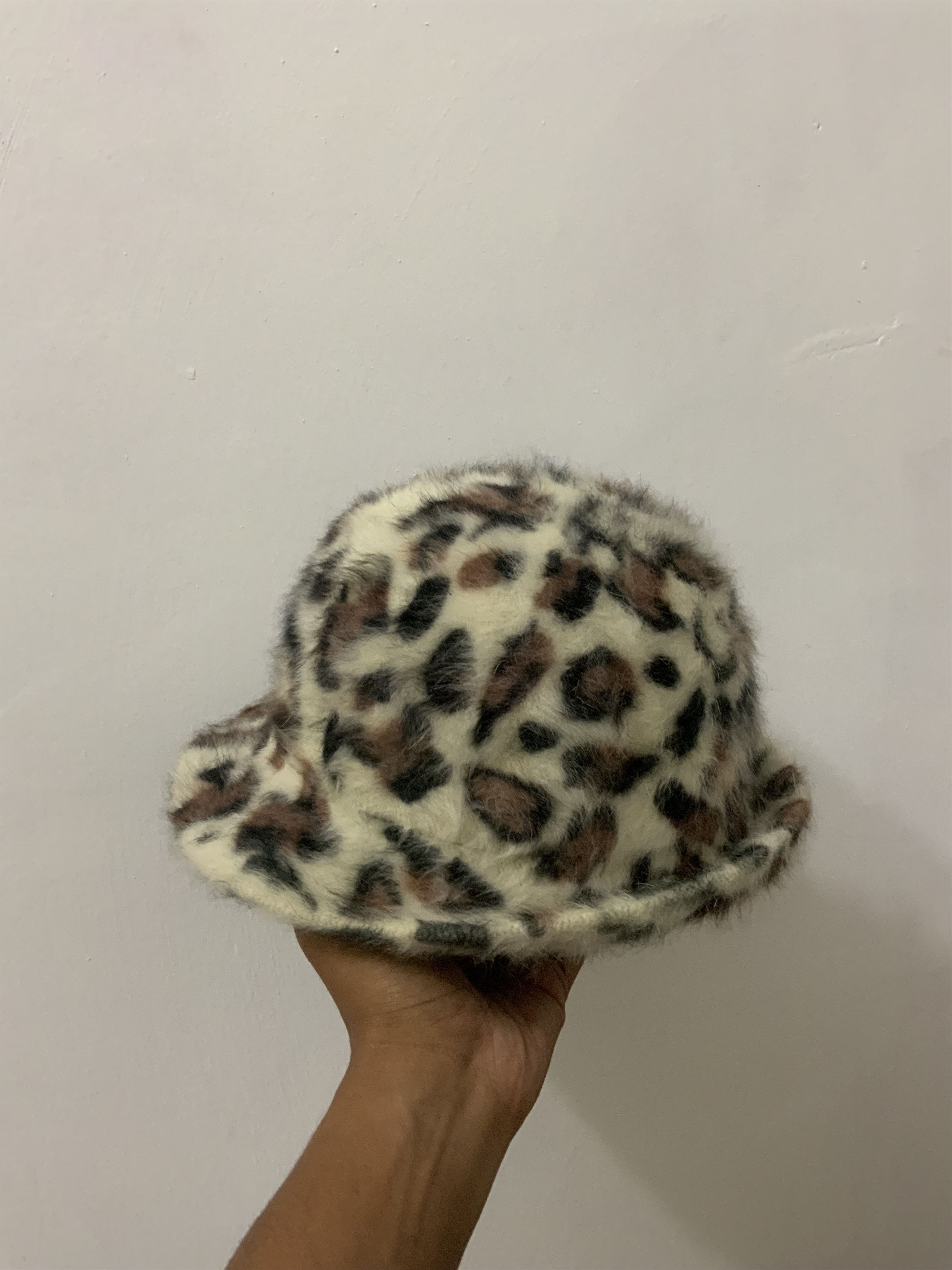 Hat Club Mohair Fur Leopard Design Hat Size ONE SIZE - 2 Thumbnail