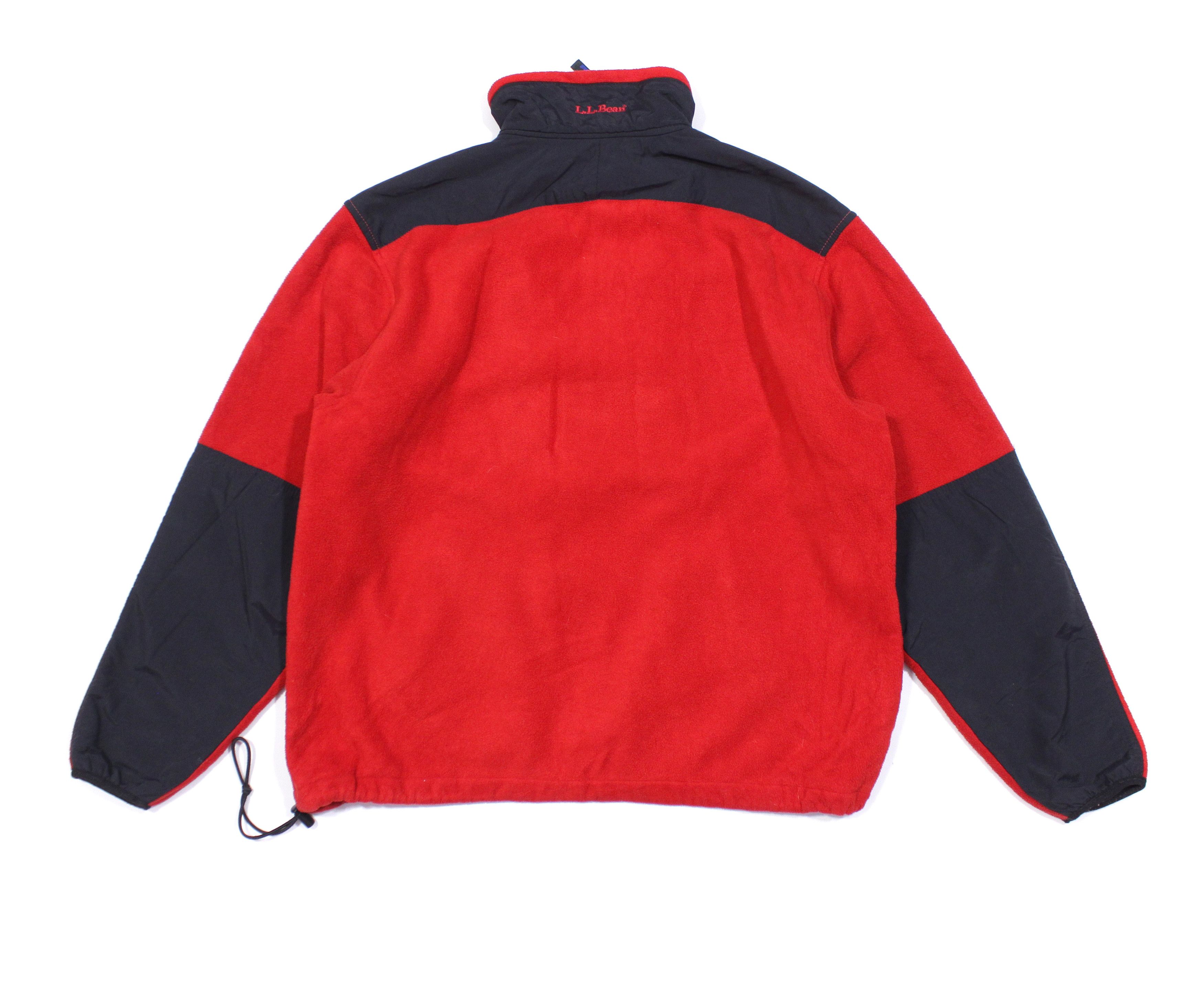 L.L. Bean 90S Logo Fleece Jacket Size US M / EU 48-50 / 2 - 2 Thumbnail