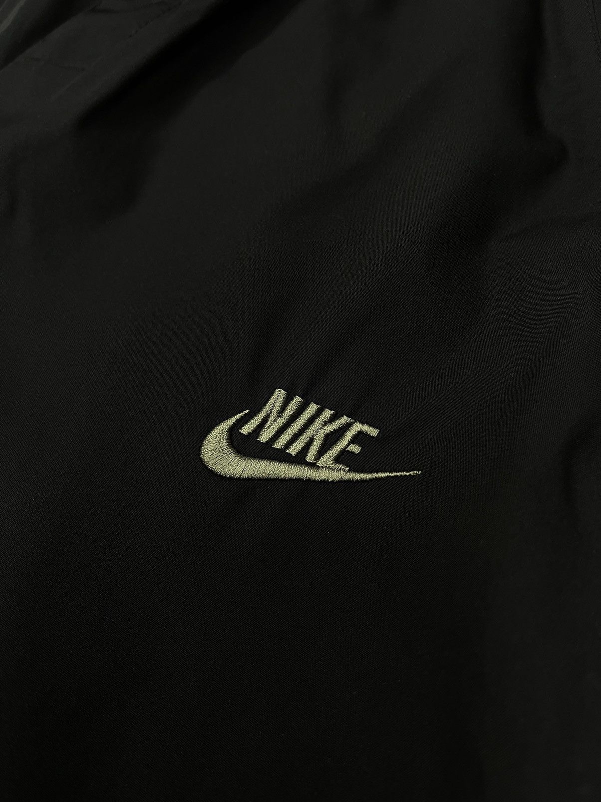 Nike Vintage Nike Nylon Black Sweatpants Double Big Logo Swoosh Size US 30 / EU 46 - 6 Thumbnail