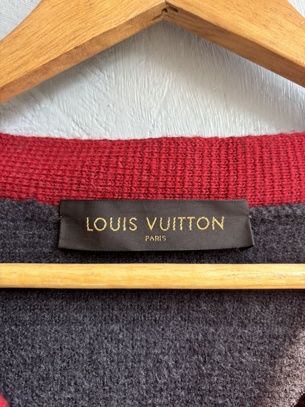 Fragment Design × Louis Vuitton Louis Vuitton x Fragment AW2017 heavy wool cardigan Size US M / EU 48-50 / 2 - 9 Thumbnail