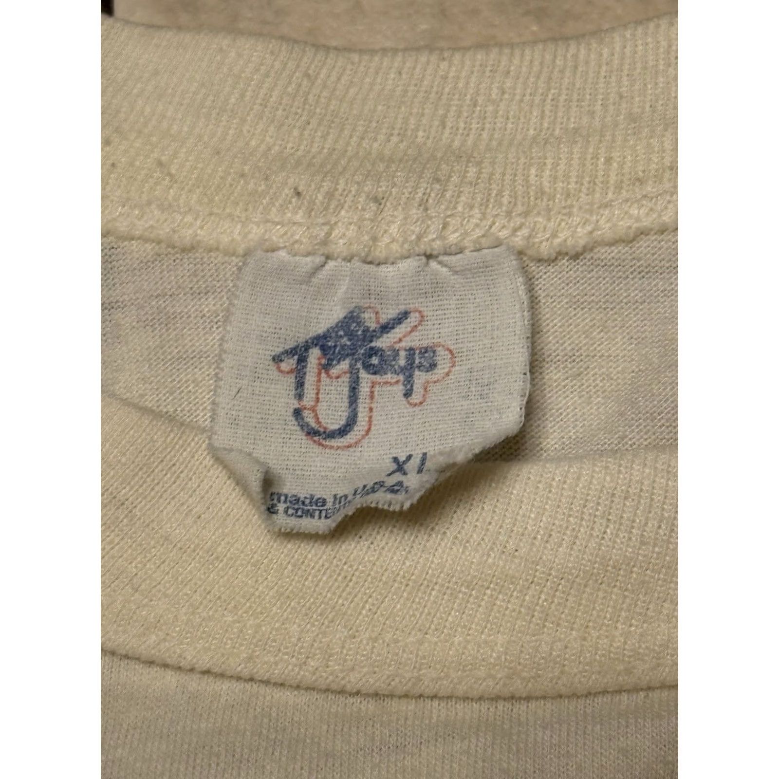 TEE JAYS VINTAGE Bell Telephone Koala Shirt XL Tee Jays 80s T-Shirt Graphic Print Crew Neck White Unisex Adults Shirts Short Sleeve Cotton Size US XL / EU 56 / 4 - 5 Thumbnail