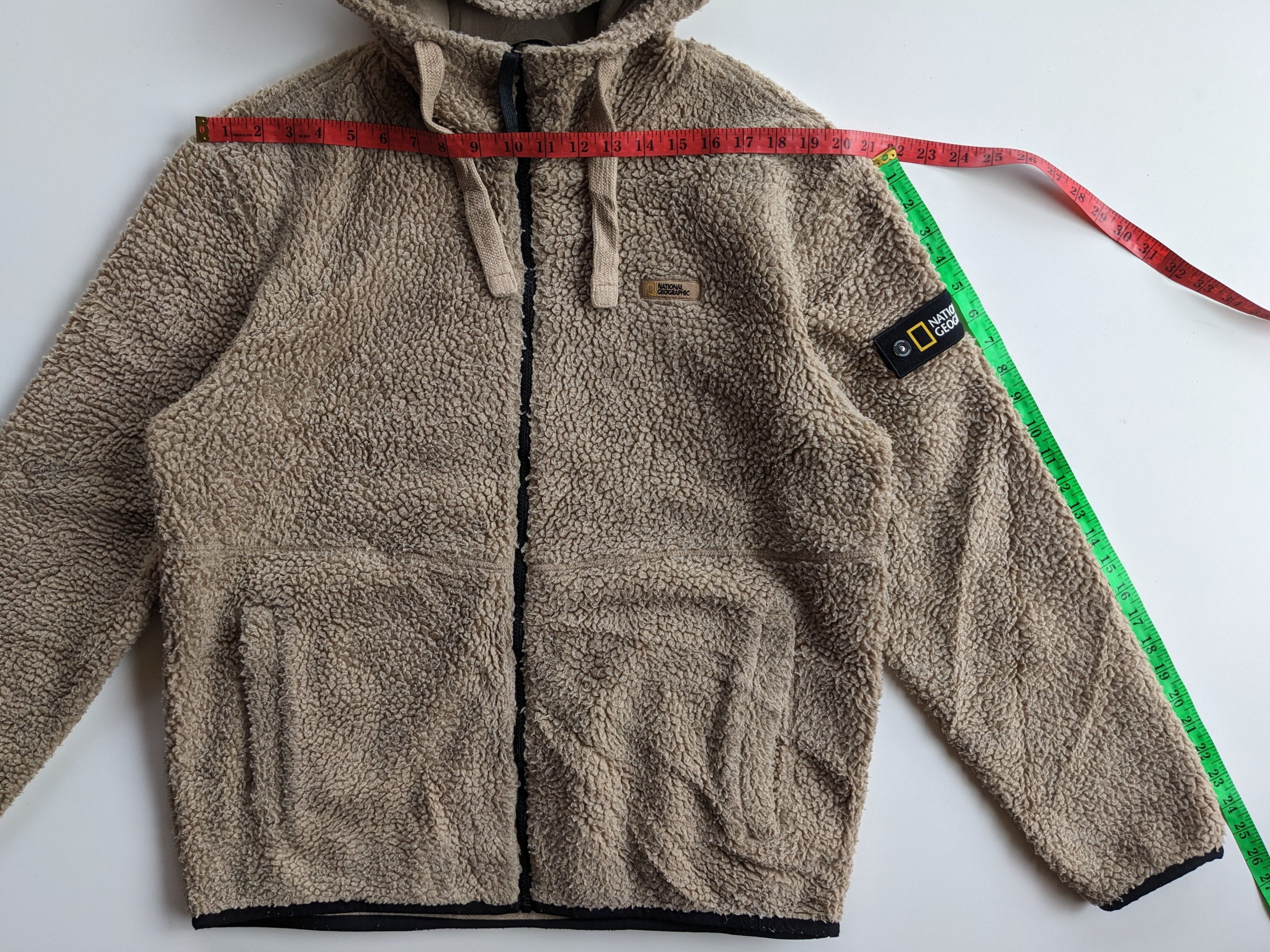 Vintage National Geographic fleece hoodie Size US XL / EU 56 / 4 - 9 Thumbnail