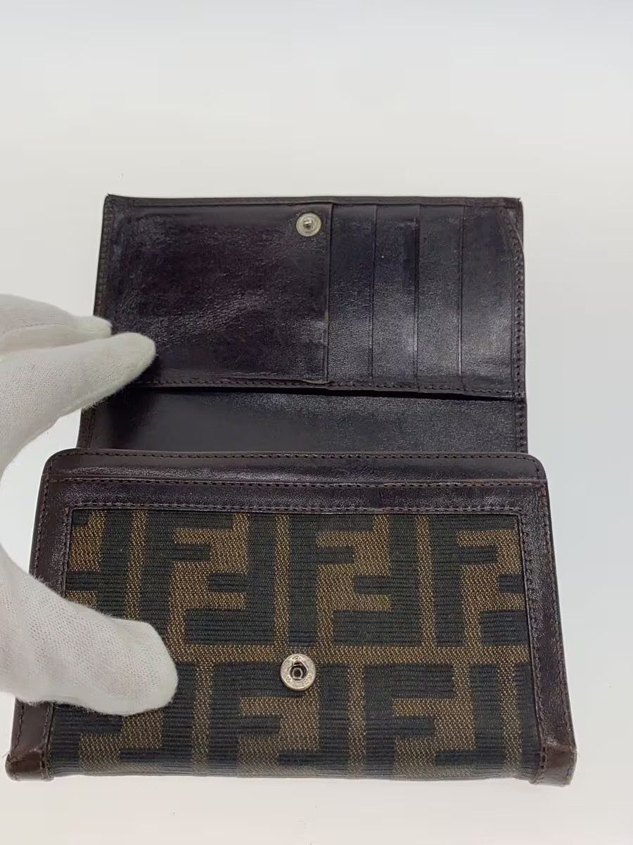Fendi Fendi Monogram Bi-Fold Wallet Brown Size ONE SIZE - 4 Thumbnail