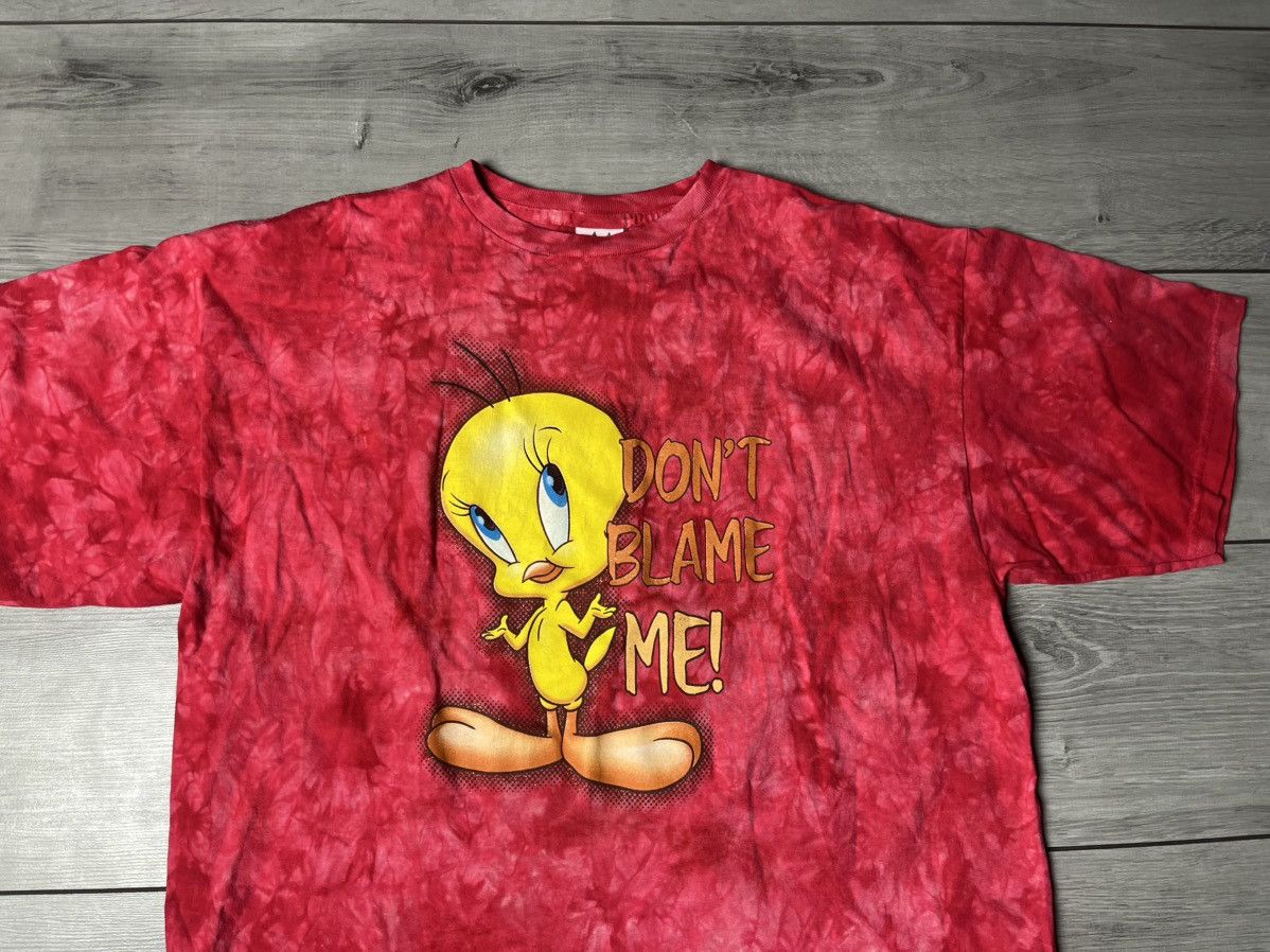 Warner Bros 2001 Looney Tunes Tweety Bird T-Shirt Don’t Blame Me Size US L / EU 52-54 / 3 - 3 Thumbnail