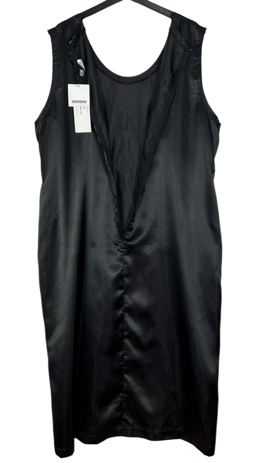 Comme des Garcons COMME DES GARCONS 'Pure Mind Full Heart' Black Midi Dress Size L / US 10 / IT 46 - 5 Thumbnail