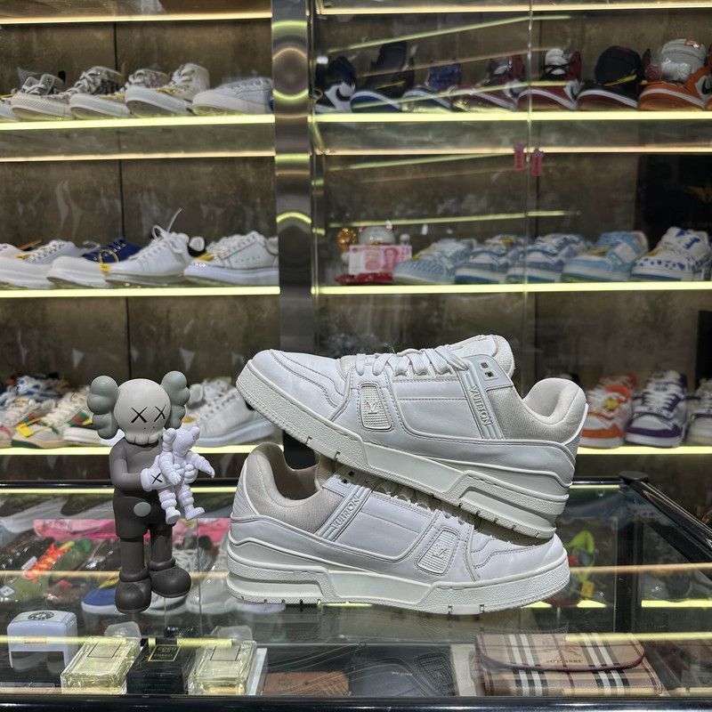 Louis Vuitton Louis Vuitton White Trainer Sneakers -2508 Size US 8.5 / EU 41-42 - 8 Thumbnail