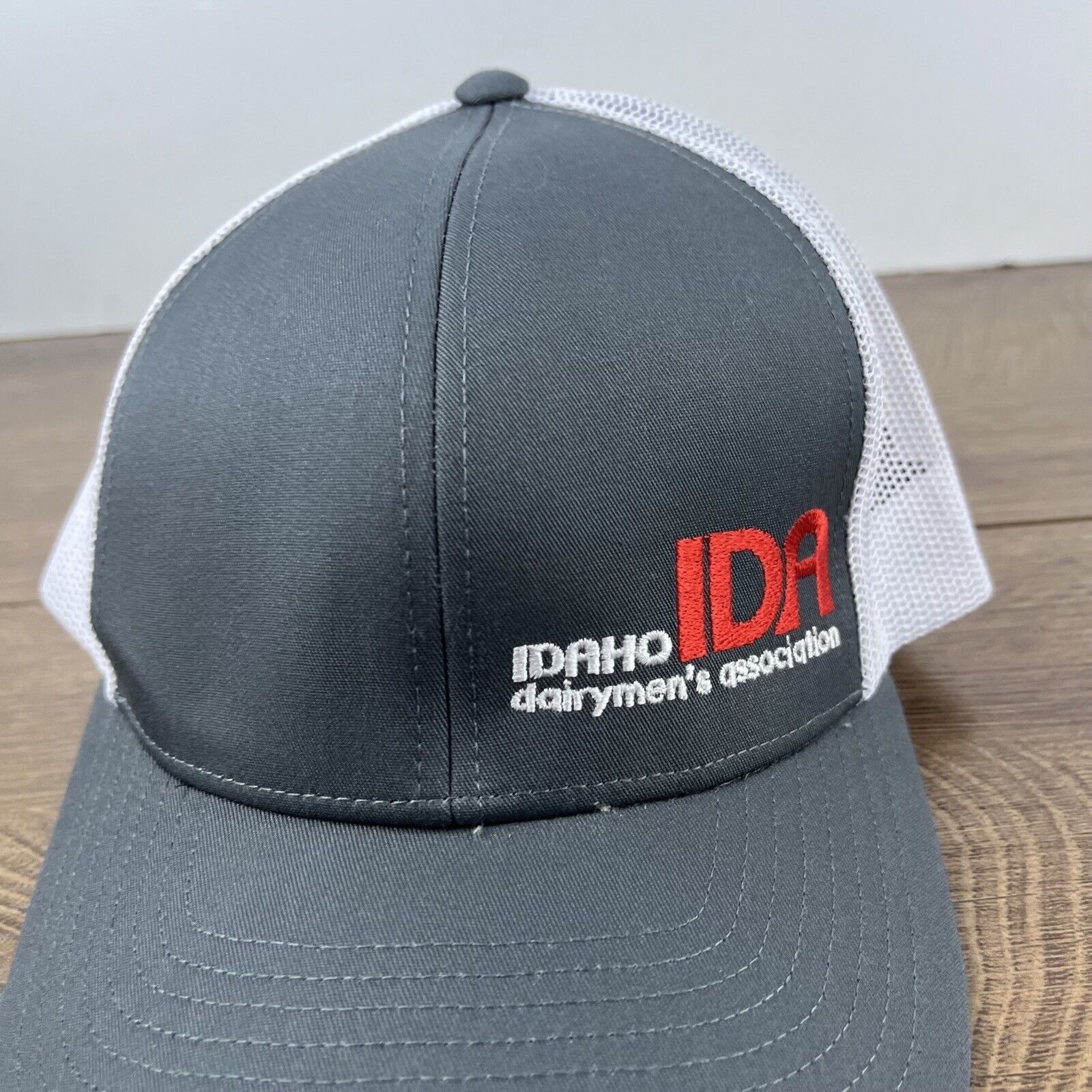 Other Idaho Dairymens Association Hat Gray Cap Adjustable Hat Gray Size ONE SIZE - 7 Thumbnail