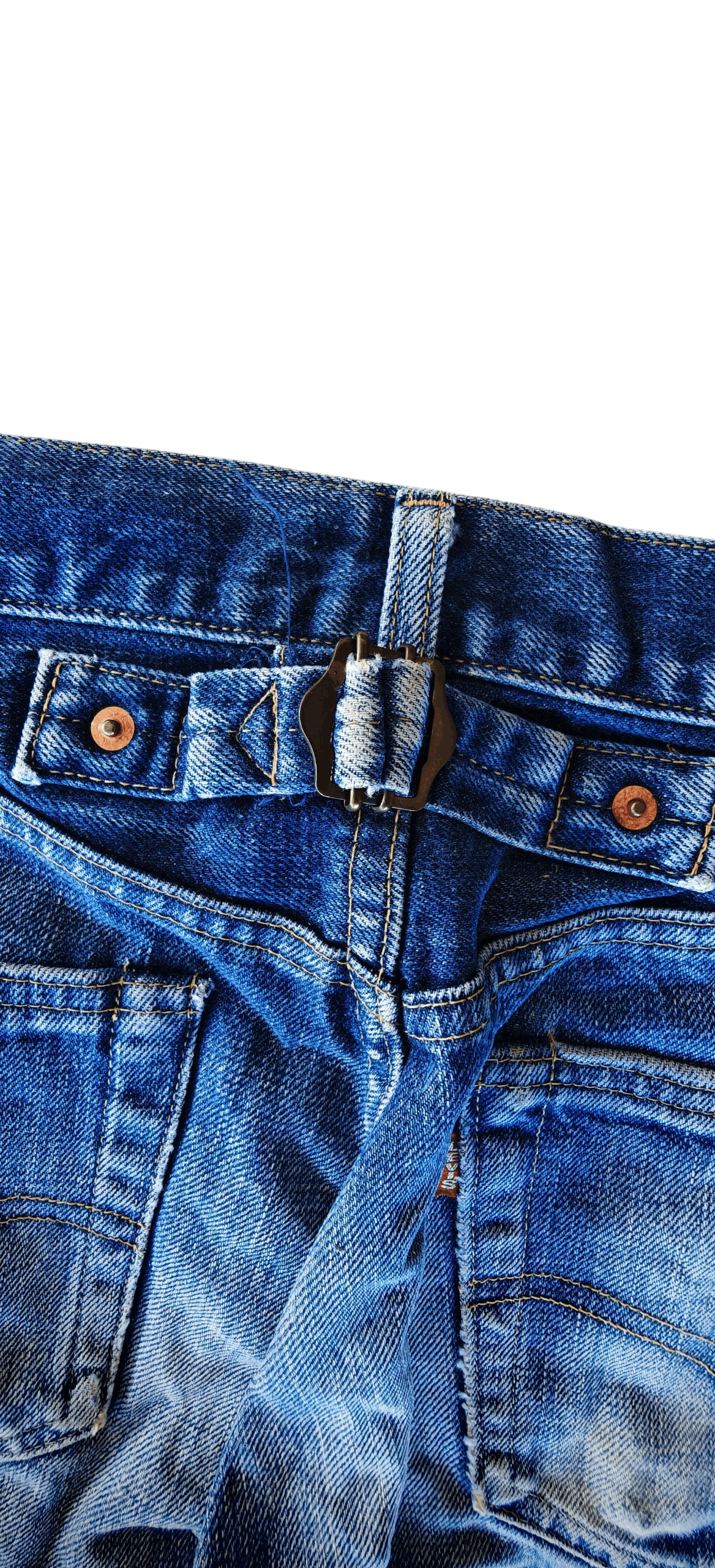 Levi's Vintage Clothing Levis 502 made in Japan selvedge distressed jeans Size US 30 / EU 46 - 18 Thumbnail