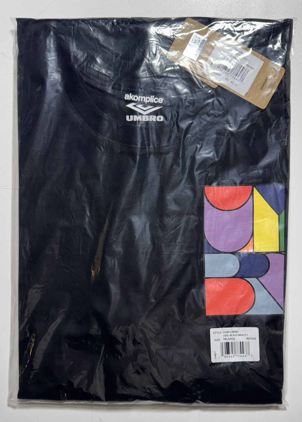 Umbro Umbro x Akomplice Men’s Eqalitarianuism Short Sleeve Tee XXL Size US XXL / EU 58 / 5 - 3 Thumbnail