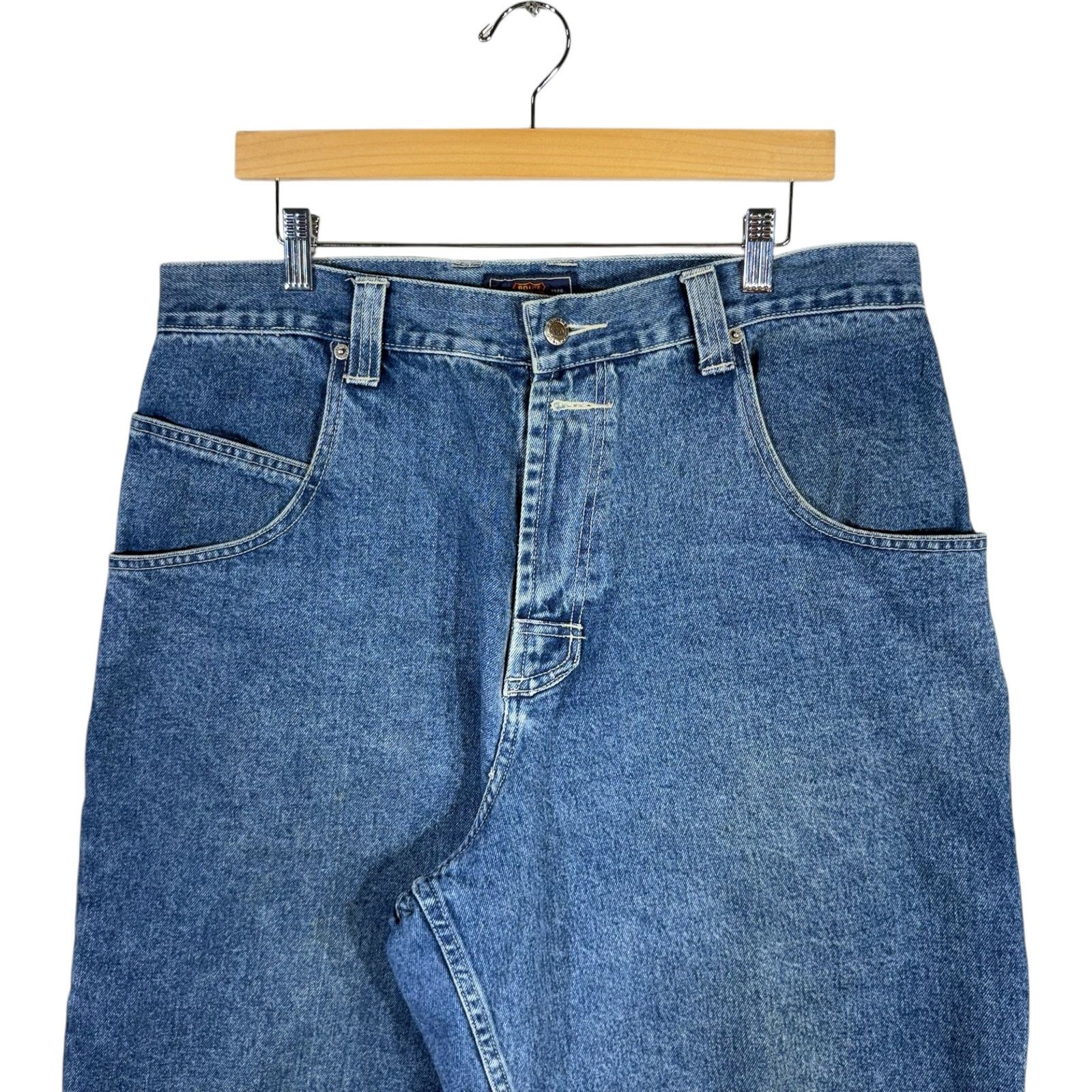 Route 66 Vintage Route 66 Denim Carpenter Shorts 36 x 12 Size US 36 / EU 52 - 2 Thumbnail