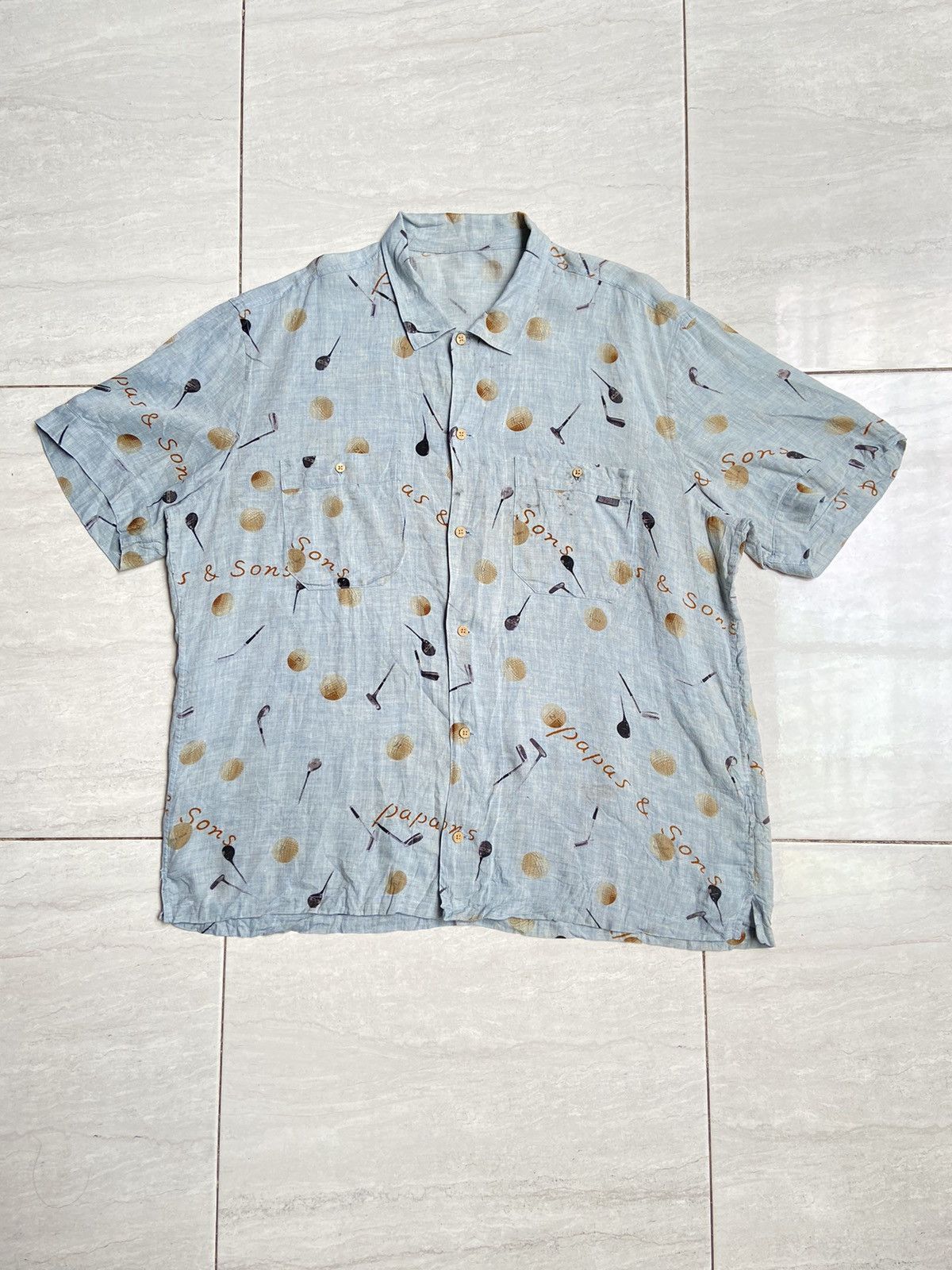 Mademoiselle Non Non PAPAS ISLAND Motive Shirt Size US XL / EU 56 / 4 - 1 Thumbnail