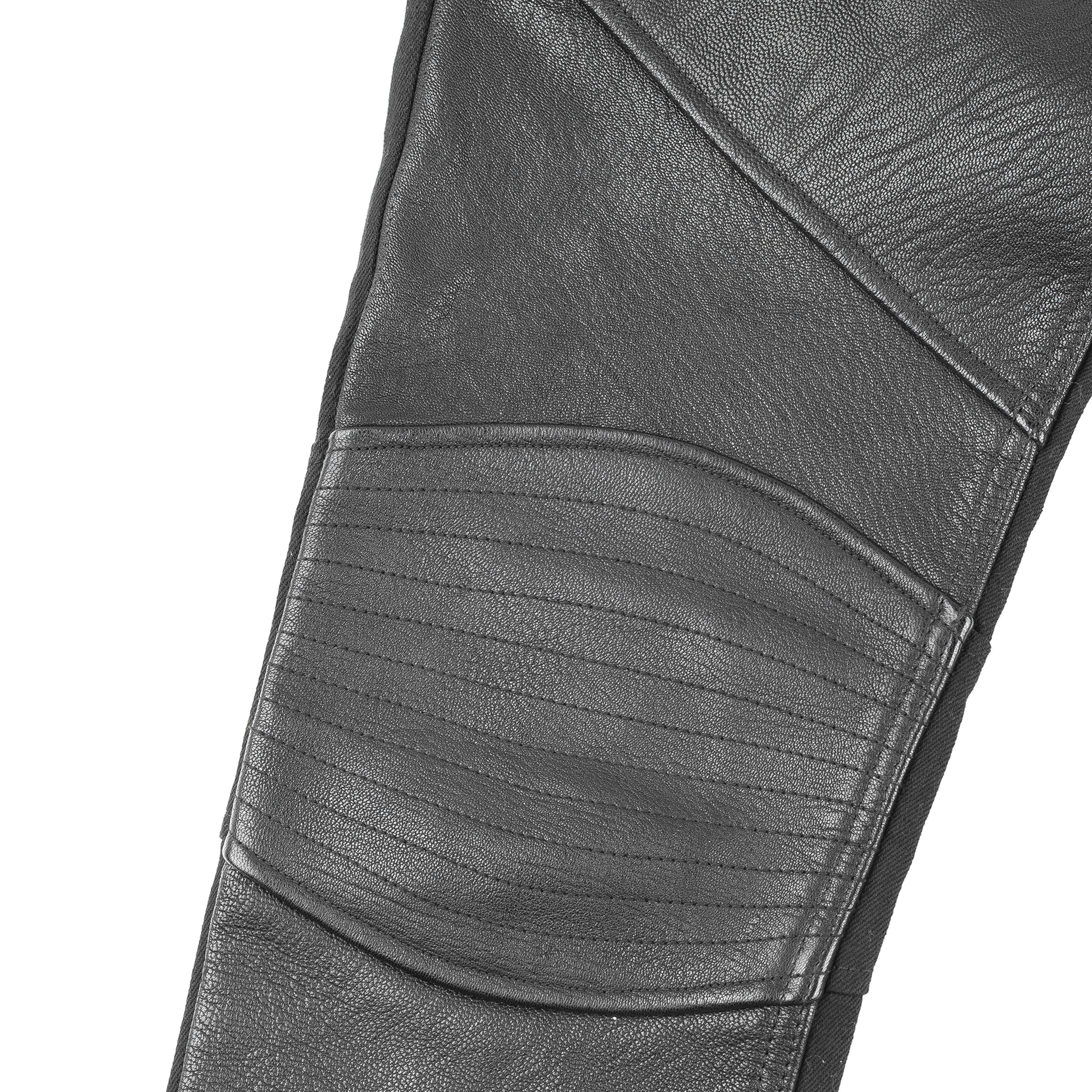 Tuesday Night Band Practice Tuesday Night Band Practice Leather Moto Black Jeans (L) Size US 32 / EU 48 - 2 Thumbnail