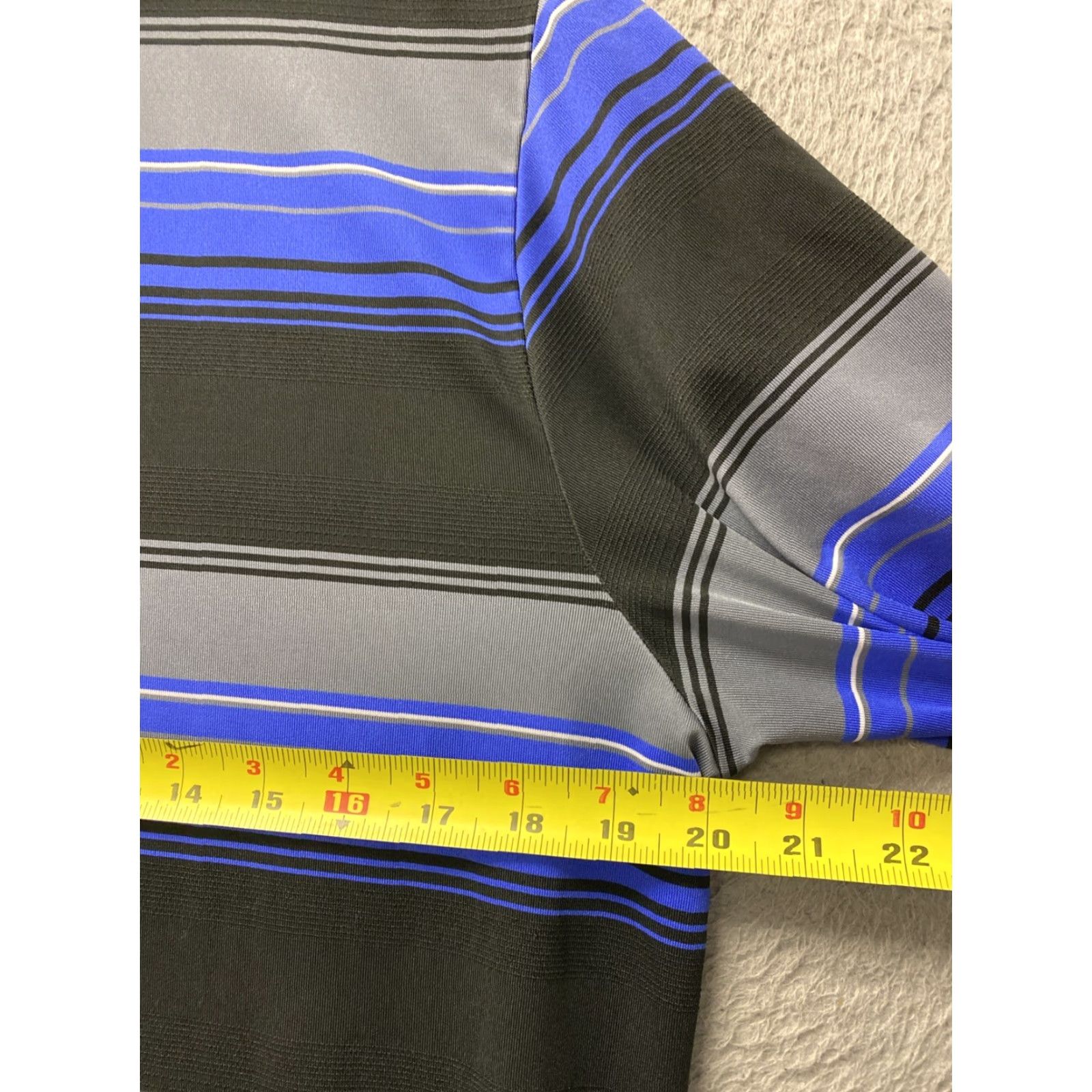 Adidas Adidas Golf Polo Shirt Men’s M Performance Black Gray Blue /0273 Size US M / EU 48-50 / 2 - 5 Thumbnail