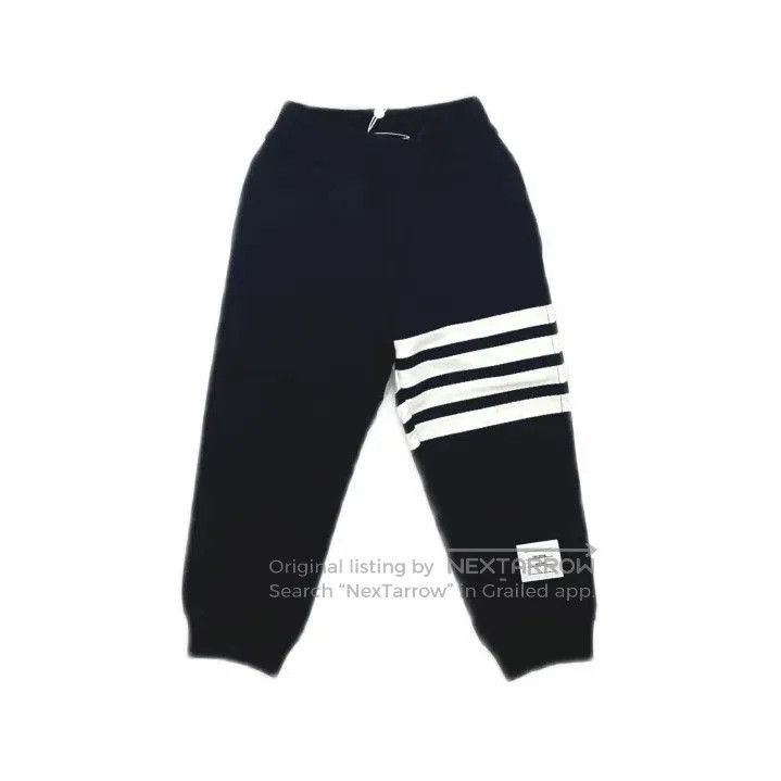 Thom Browne Thom Browne Gray Classic Stripe Sweatpants. Size US 26 / EU 42 - 2 Thumbnail