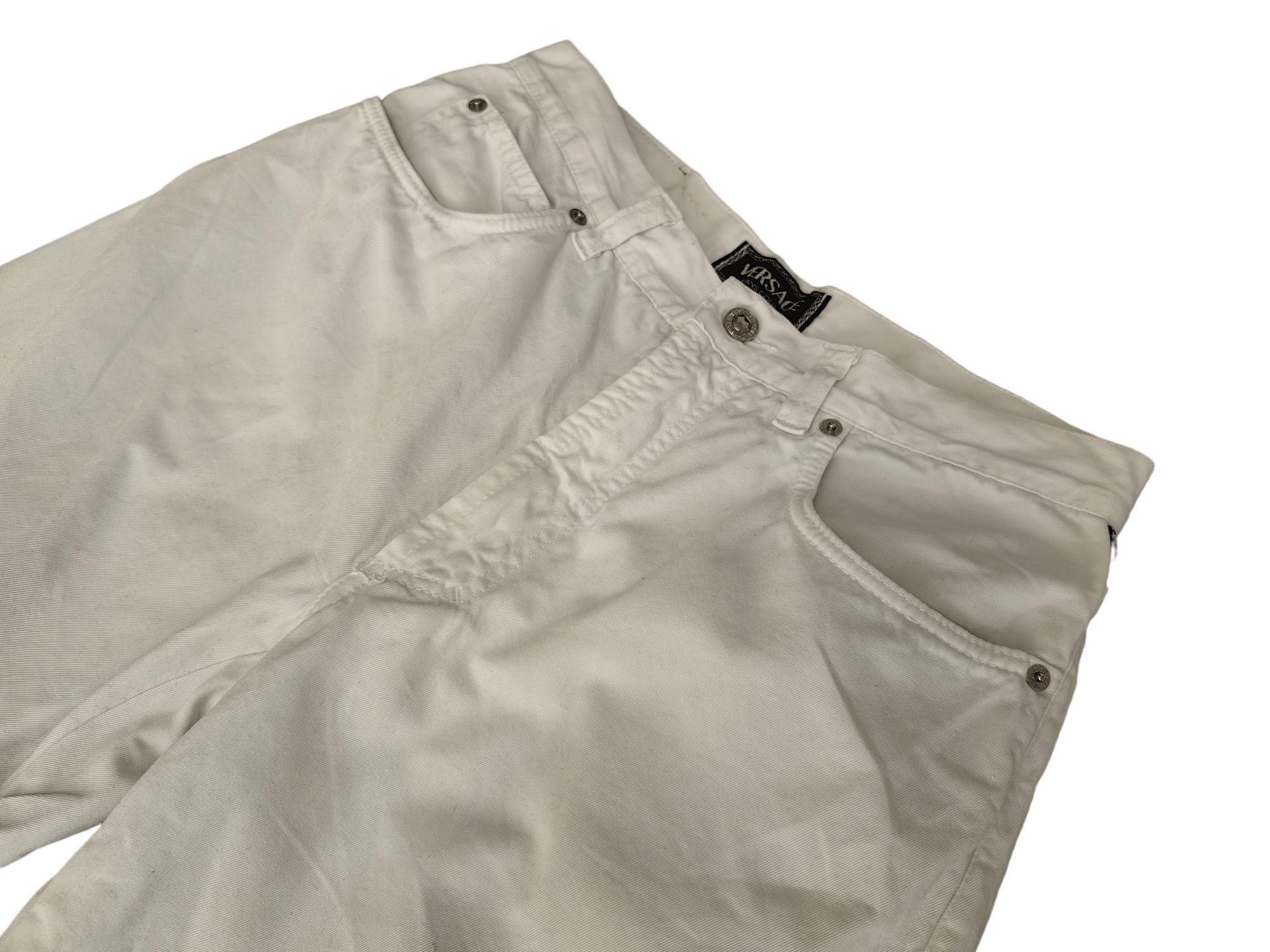 Versace Jeans Couture Versace Jeans Couture White Jeans 33 / 47 Size US 33 - 3 Thumbnail