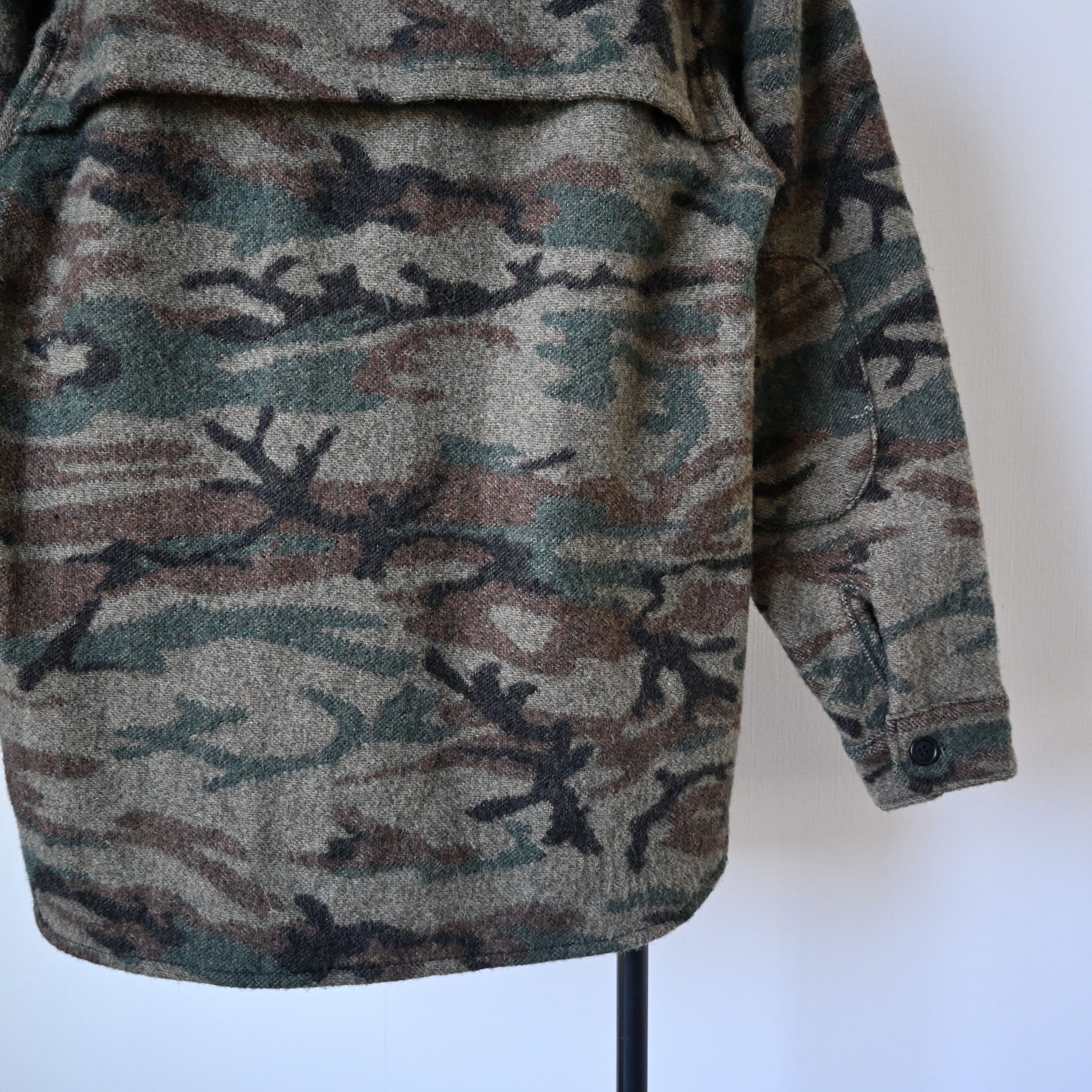 Vintage VTG King of the Mountain woodland camo wool pullover shirt Size US M / EU 48-50 / 2 - 5 Thumbnail