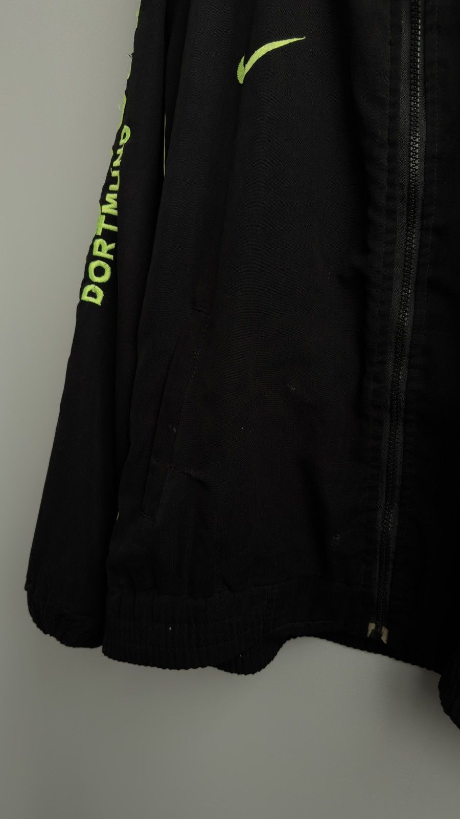 Nike × Vintage NIKE Borussia Dortmund Jacket Vintage Football Jersey 90s Size US L / EU 52-54 / 3 - 6 Thumbnail