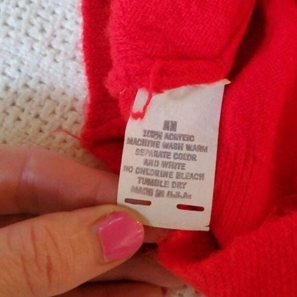 Vintage Pickering Vintage Embroidered "Eagle Ridge" Red Wool V-neck Size US L / EU 52-54 / 3 - 6 Thumbnail