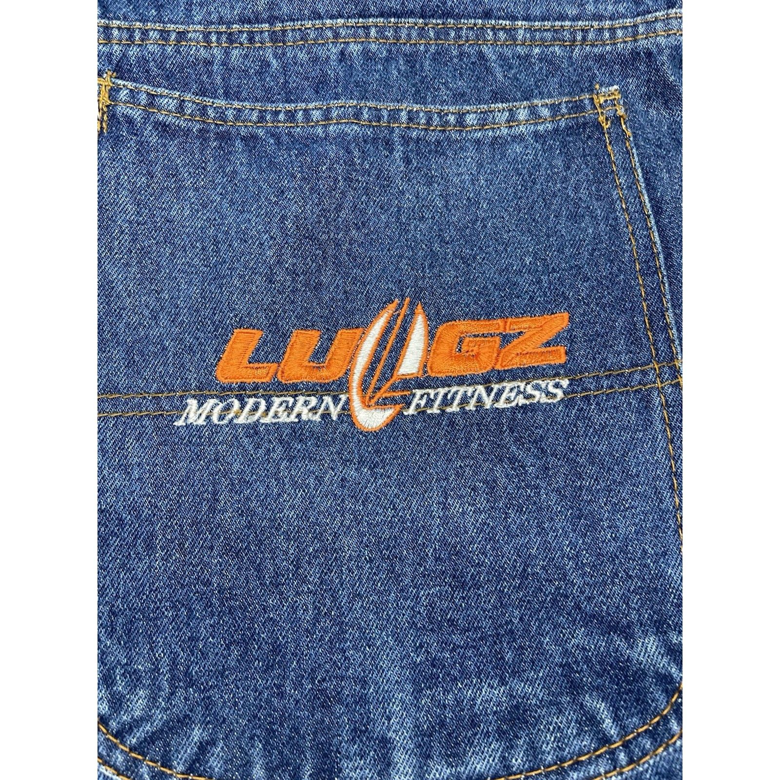 Lugz VTG Lugz Jeans 36x34 Modern Fitness Logo Baggy Carpenter Y2K Size US 36 / EU 52 - 4 Thumbnail