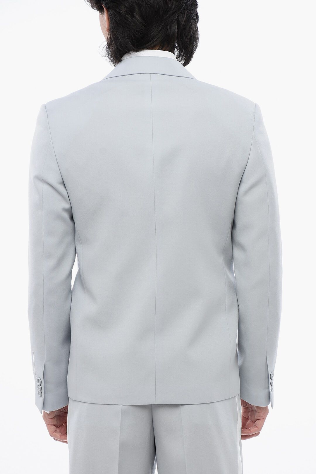Off-White og1mm1025 Relax Fit Blazer in Light Blue Size US M / EU 48-50 / 2 - 2 Thumbnail