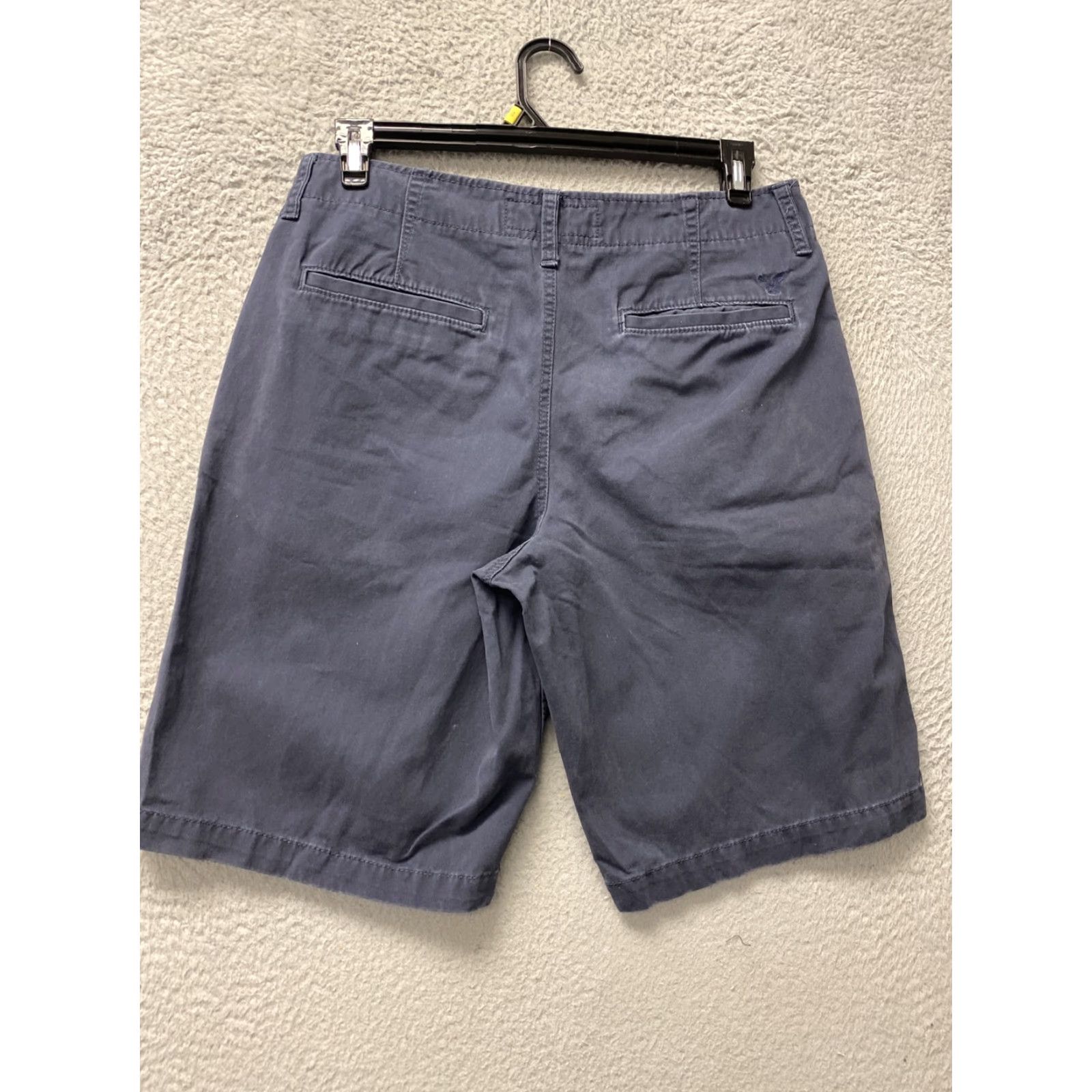 American Eagle Outfitters American Eagle Chino Shorts Mens 32 Navy Blue Casual Comfort Flat Front Size US 32 / EU 48 - 7 Thumbnail