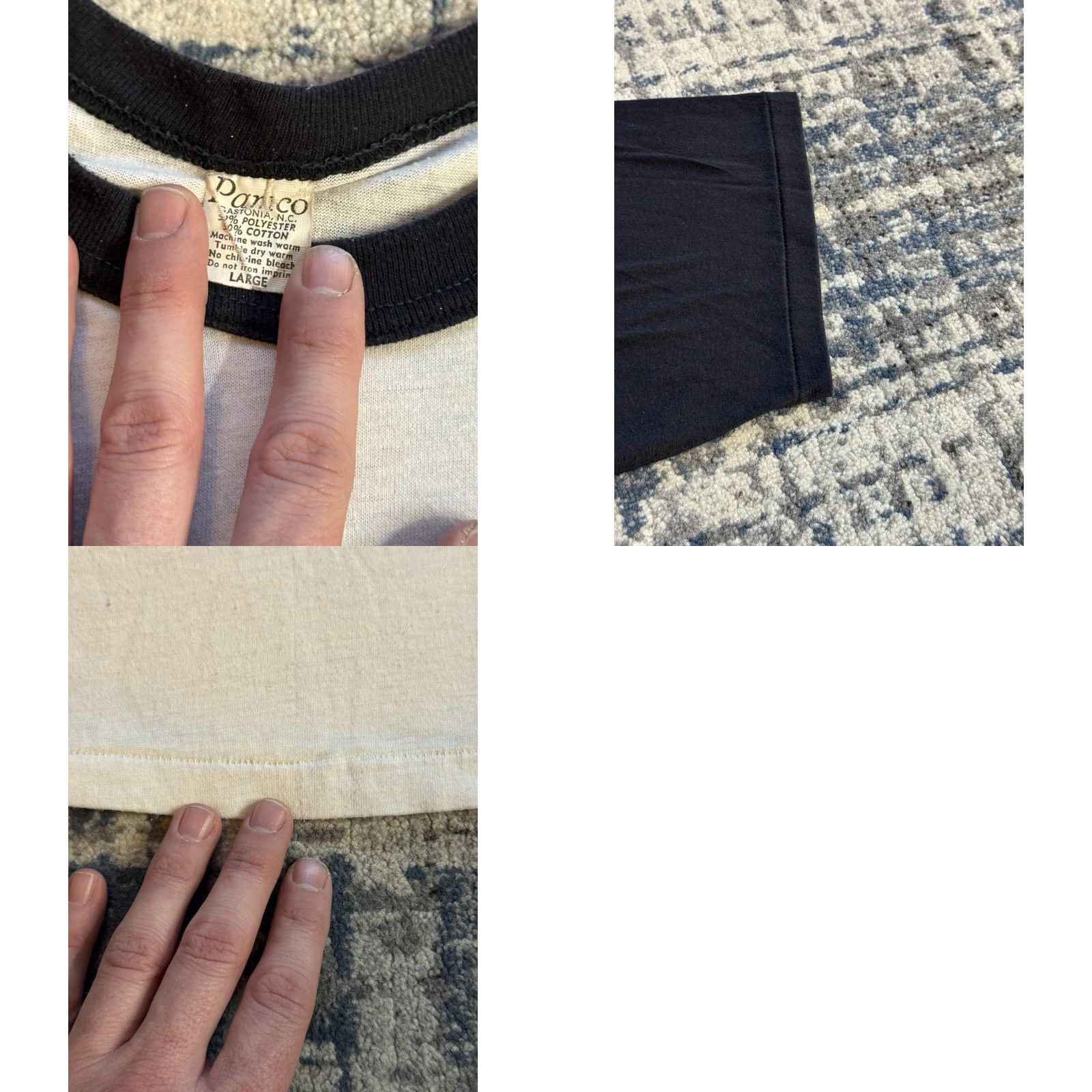 Vintage VINTAGE Nazareth Malice In Wonderland T Shirt L 1980 Funkadelic Band Music Rock White Mens Size US L / EU 52-54 / 3 - 8 Thumbnail
