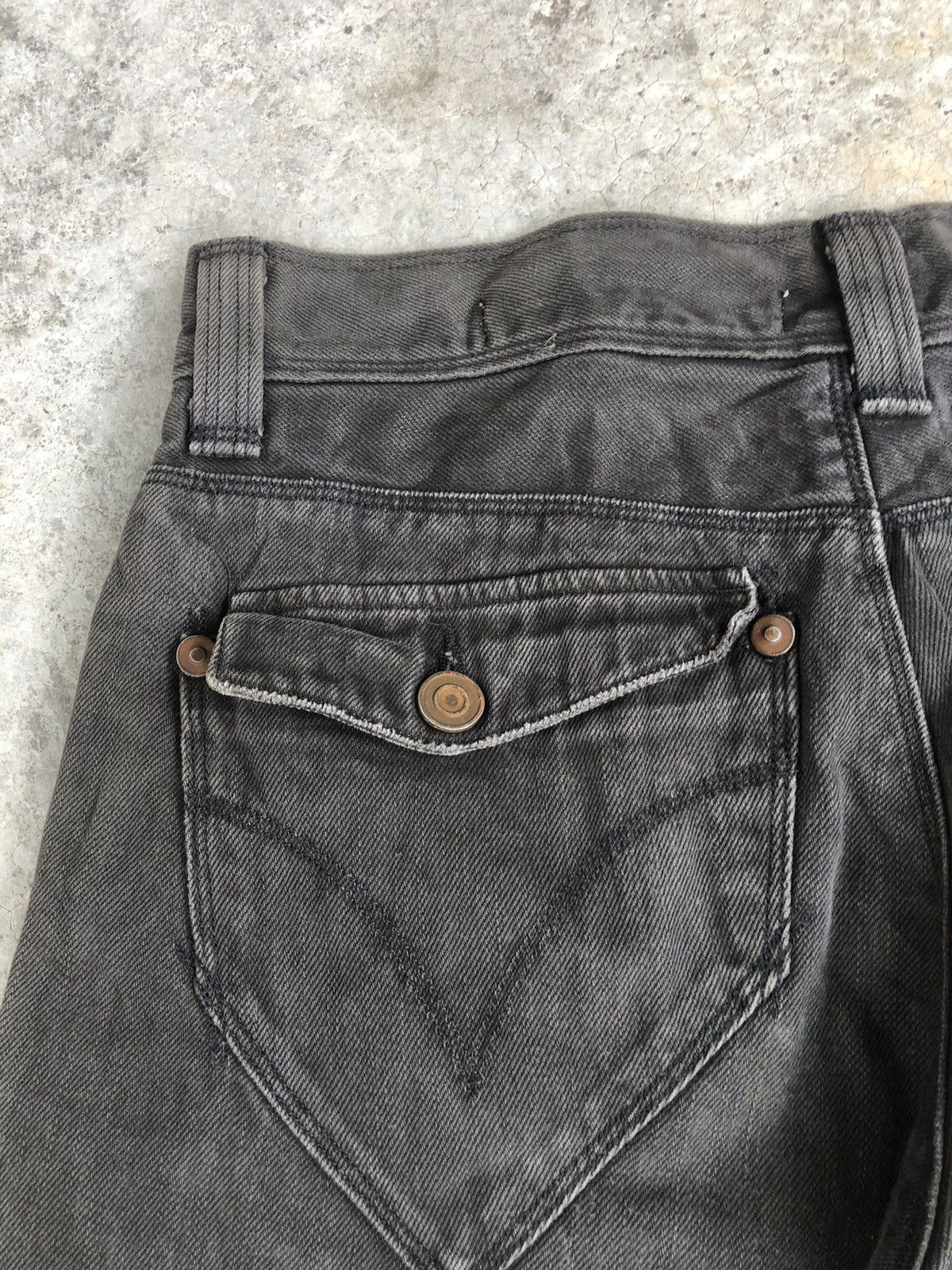Levi's Y2K Levis Engineered Flared Jeans Distressed Jeans Size US 30 / EU 46 - 15 Thumbnail