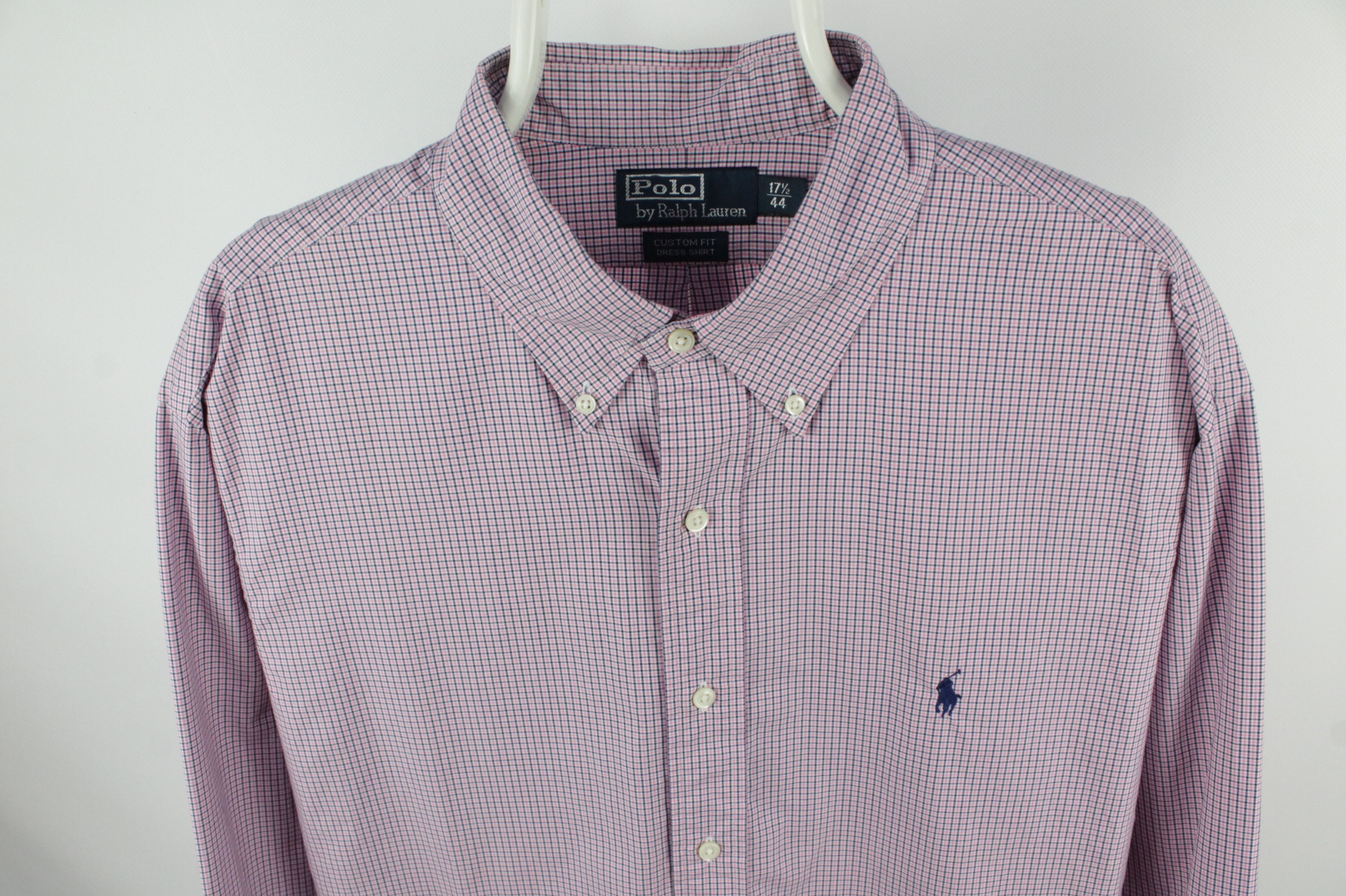 Polo Ralph Lauren Vintage Polo Ralph Lauren Custom Fit Dress Plaid Shirt Size US XL / EU 56 / 4 - 2 Thumbnail