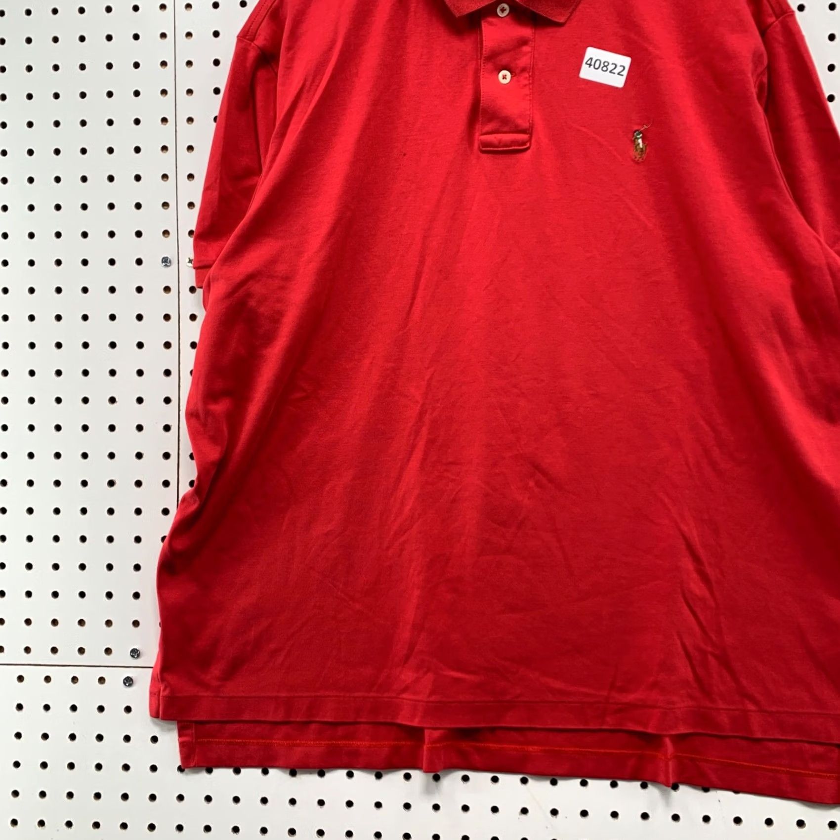Polo Ralph Lauren Polo Ralph Lauren Collared Shirt Mens 2XL Red Pima Soft Cotton Preppy 25x28.5 Size US XXL / EU 58 / 5 - 5 Thumbnail