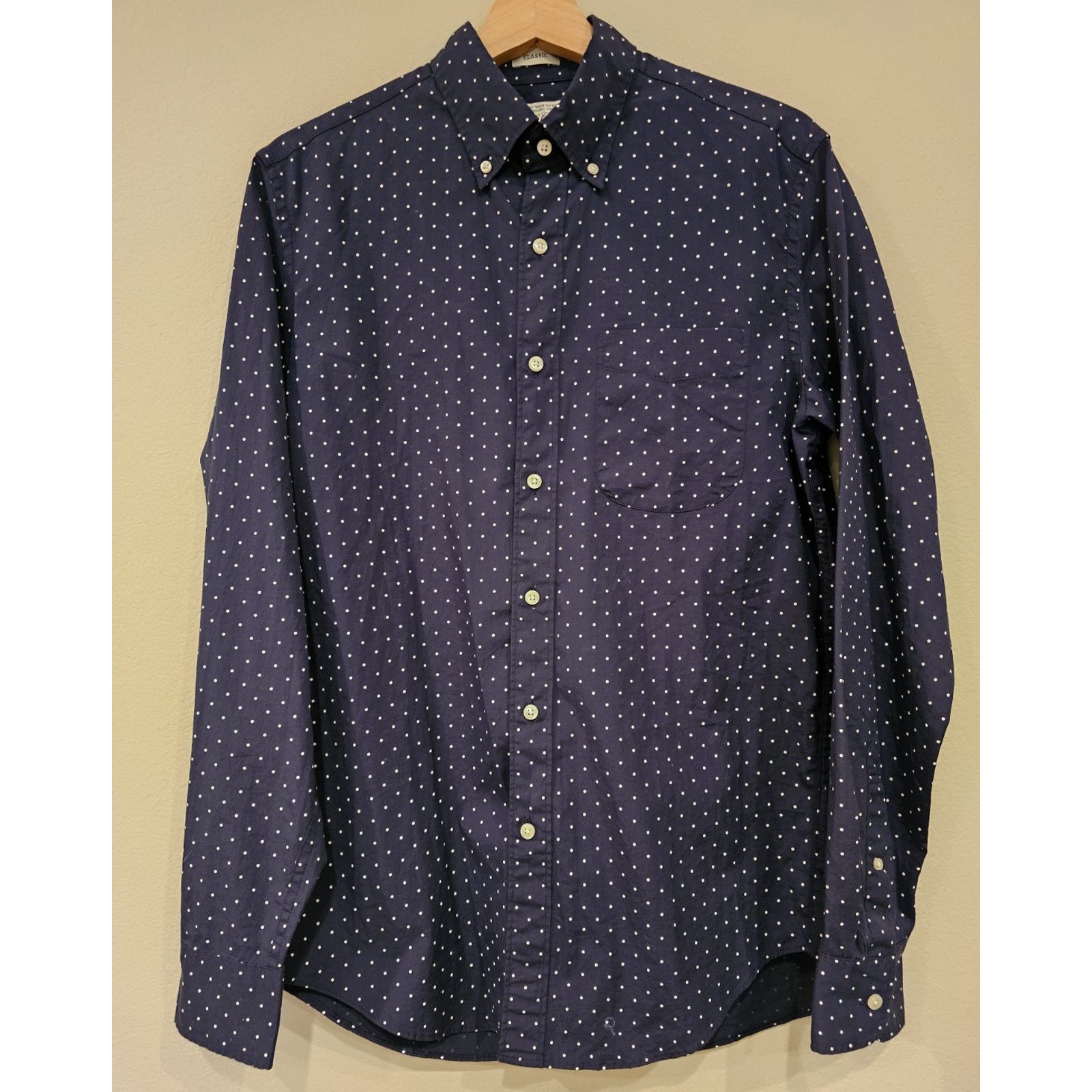 J.Crew J.Crew Stretch Mens Sm Classic Fit Button Up Cotton Size US S / EU 44-46 / 1 - 1 Thumbnail