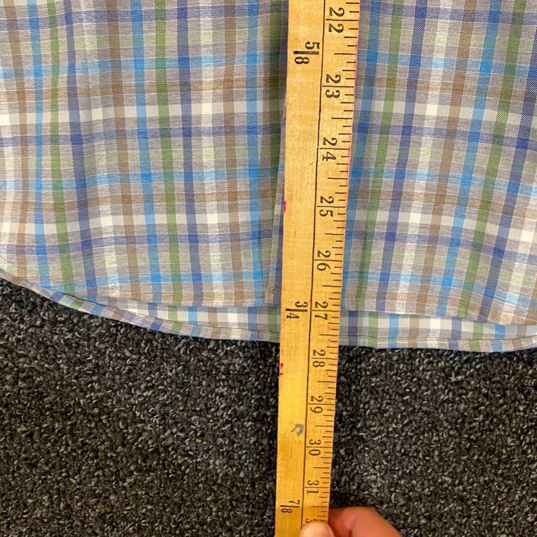 johnnie-O Johnnie-O Shirt Mens Medium Multicolor Plaid Button Up Stretch Prep Performance Size US M / EU 48-50 / 2 - 6 Thumbnail