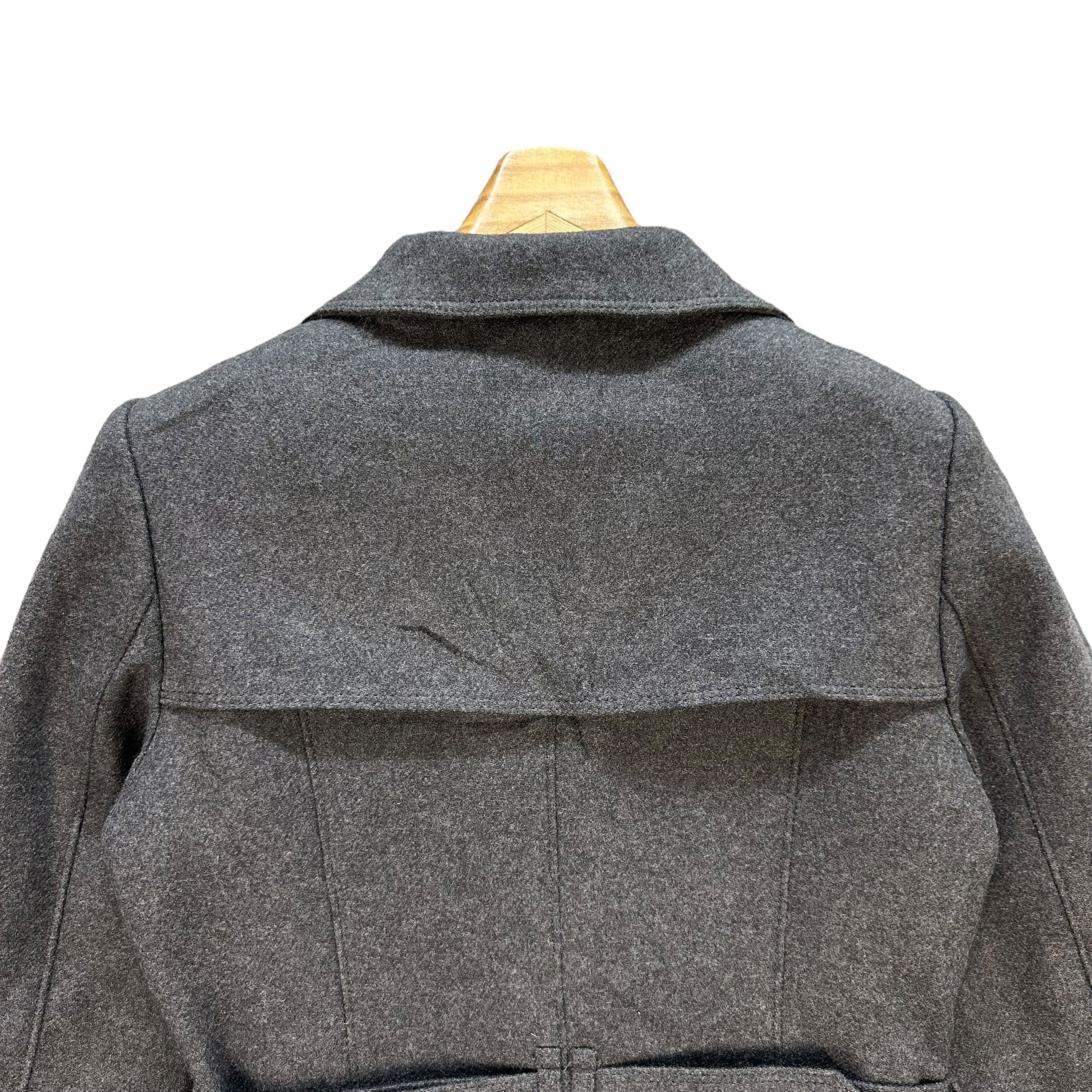 Burberry BURBERRY LONDON Wool Belted Coat Jacket #A69-1666 Size S / US 4 / IT 40 - 9 Thumbnail