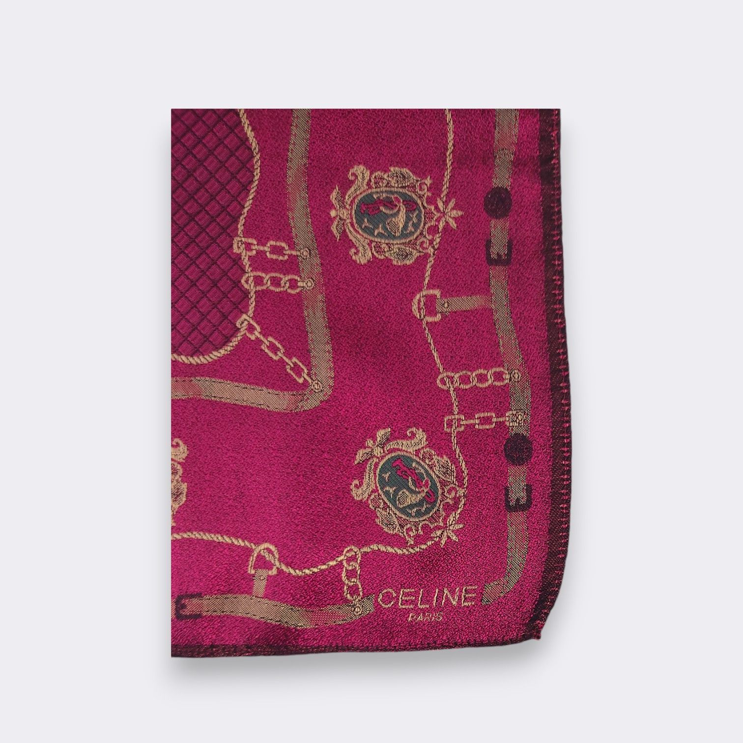 Celine Vintage Celine Handkerchief Neckerchief Bandana H417M-2 Size ONE SIZE - 4 Thumbnail