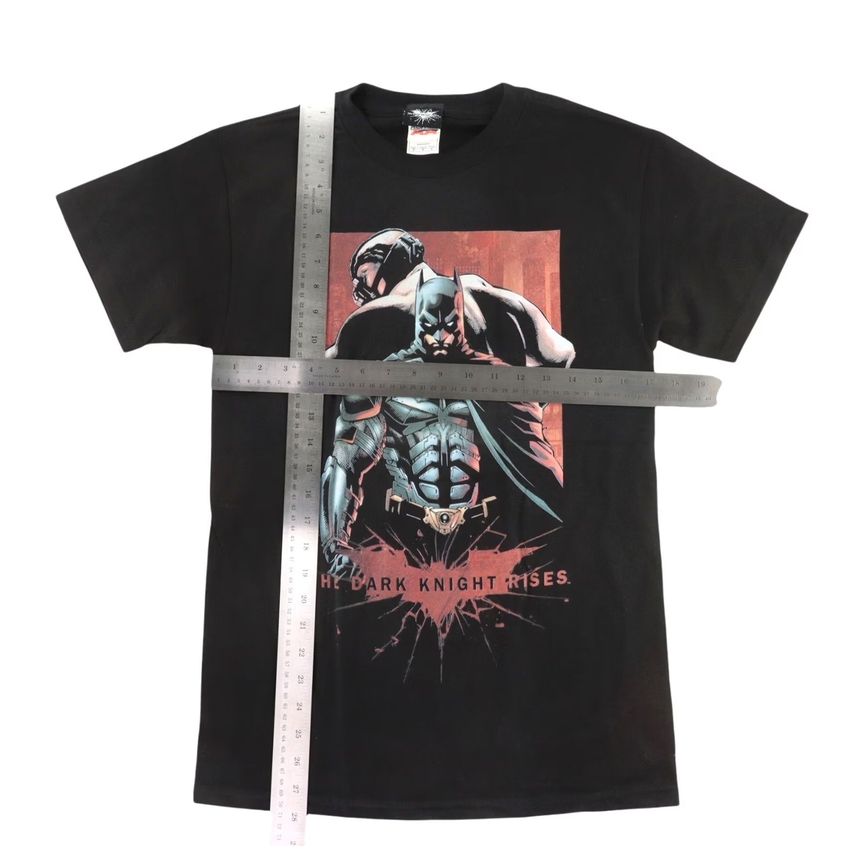 Vintage VINTAGE Batman T-Shirt Black Small Mens BANE EVIL RISING THE DARK KNIGHT RISES Black Batman Kid Adult? Size US S / EU 44-46 / 1 - 3 Thumbnail